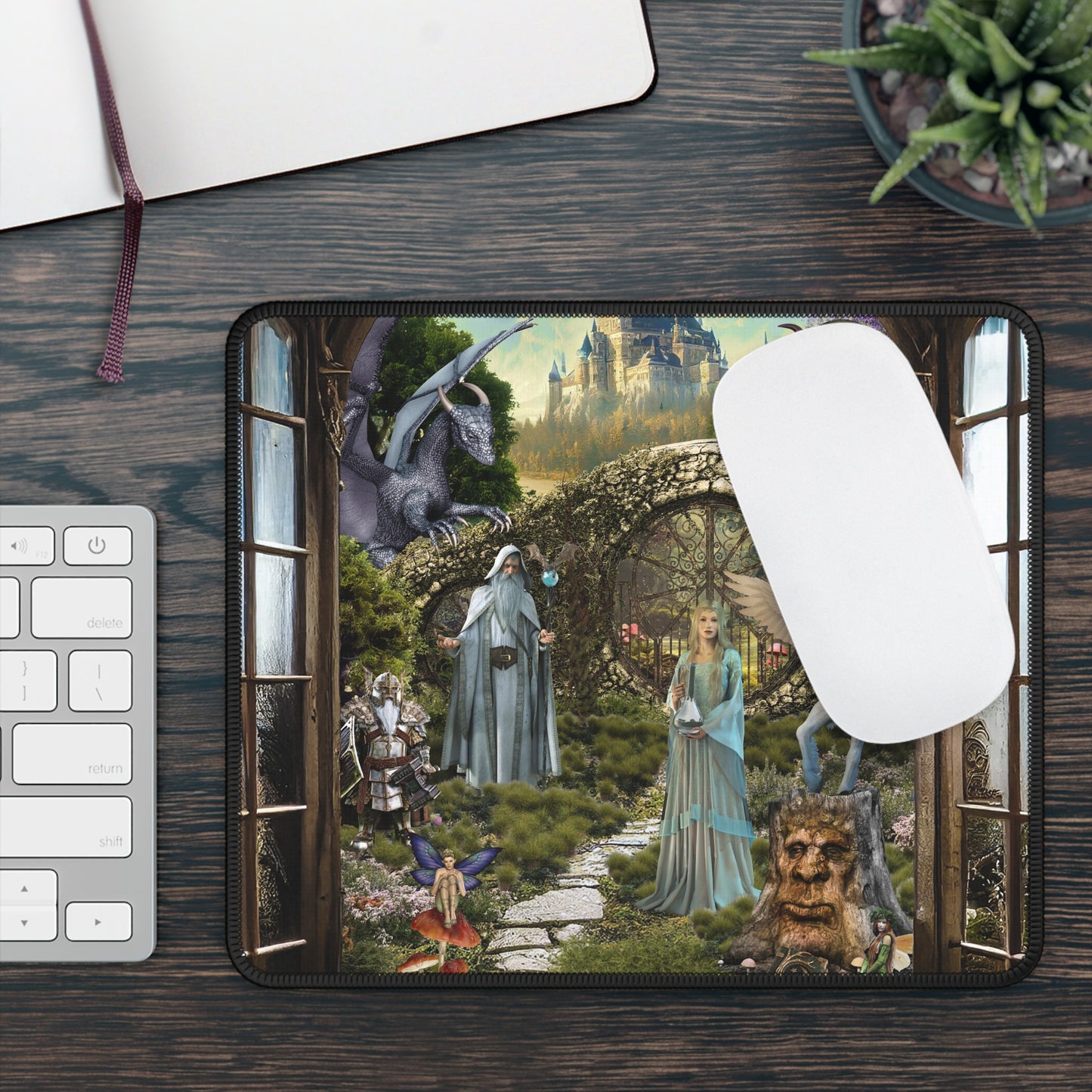 Mouse Pad-Gaming;  9x7:  Journey [Fantasy Scene]