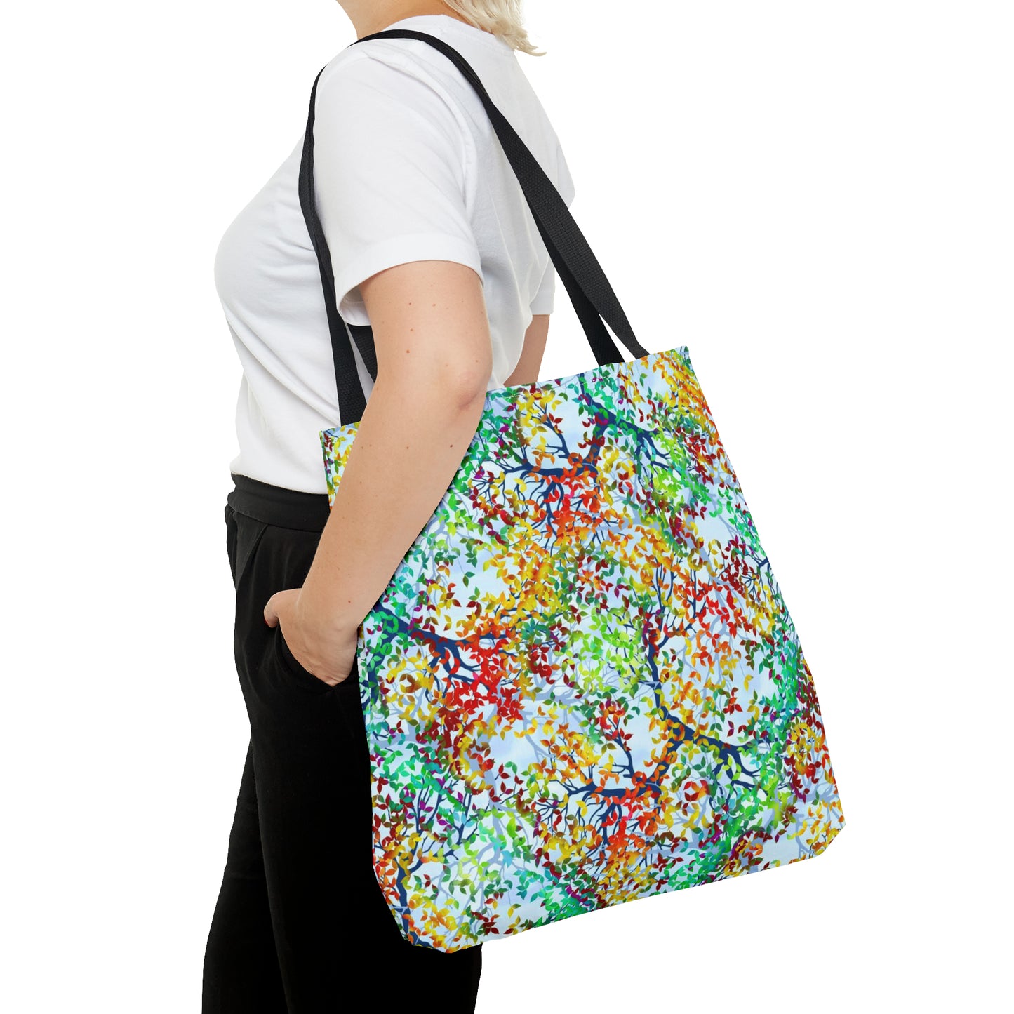 Tote Bag:  Large-18x18; Dreamscapes-Spring Leaves