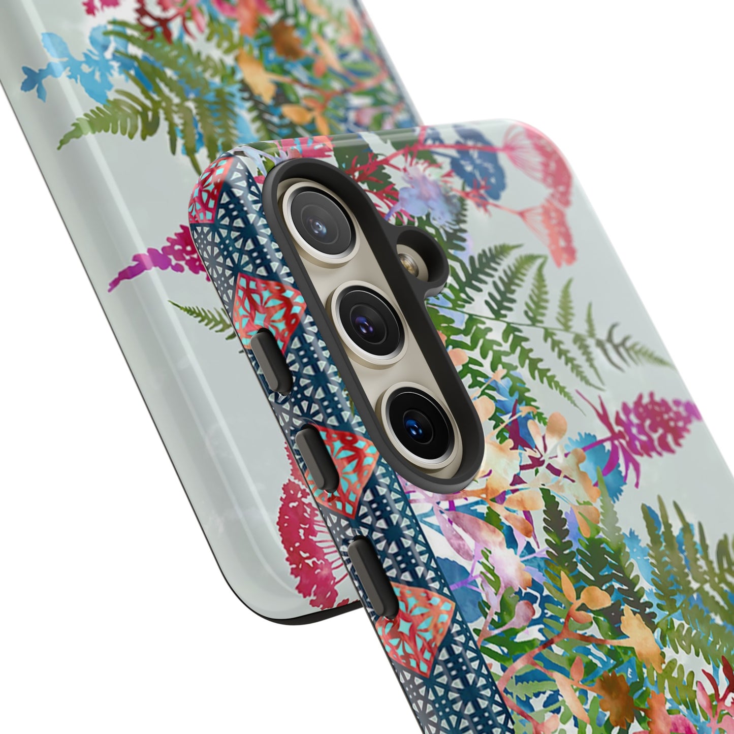 Samsung Galaxy Series Tough Case-Phone Case:  Haven [Flower Border 2]