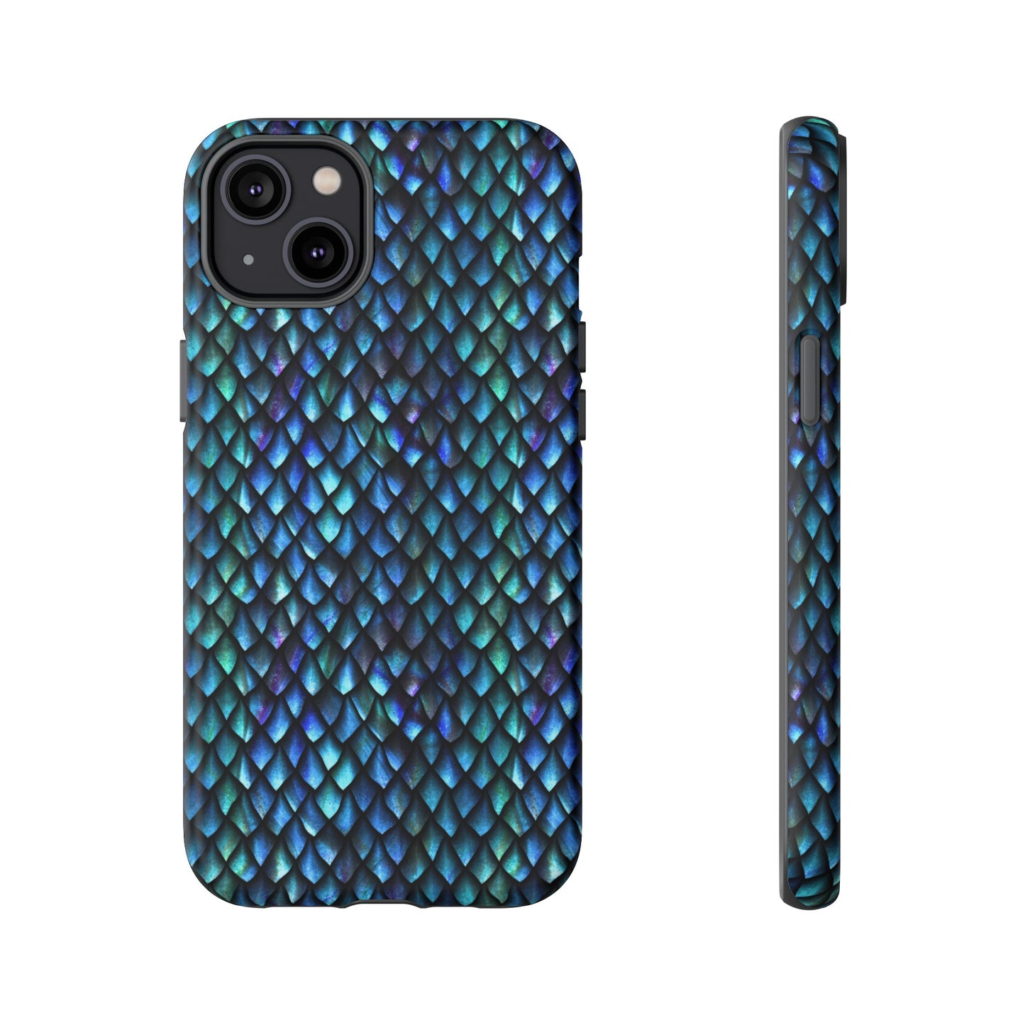 Apple I-Phone 14 (Series) Tough Case-Phone Case: Dragons [Luminescent scales]