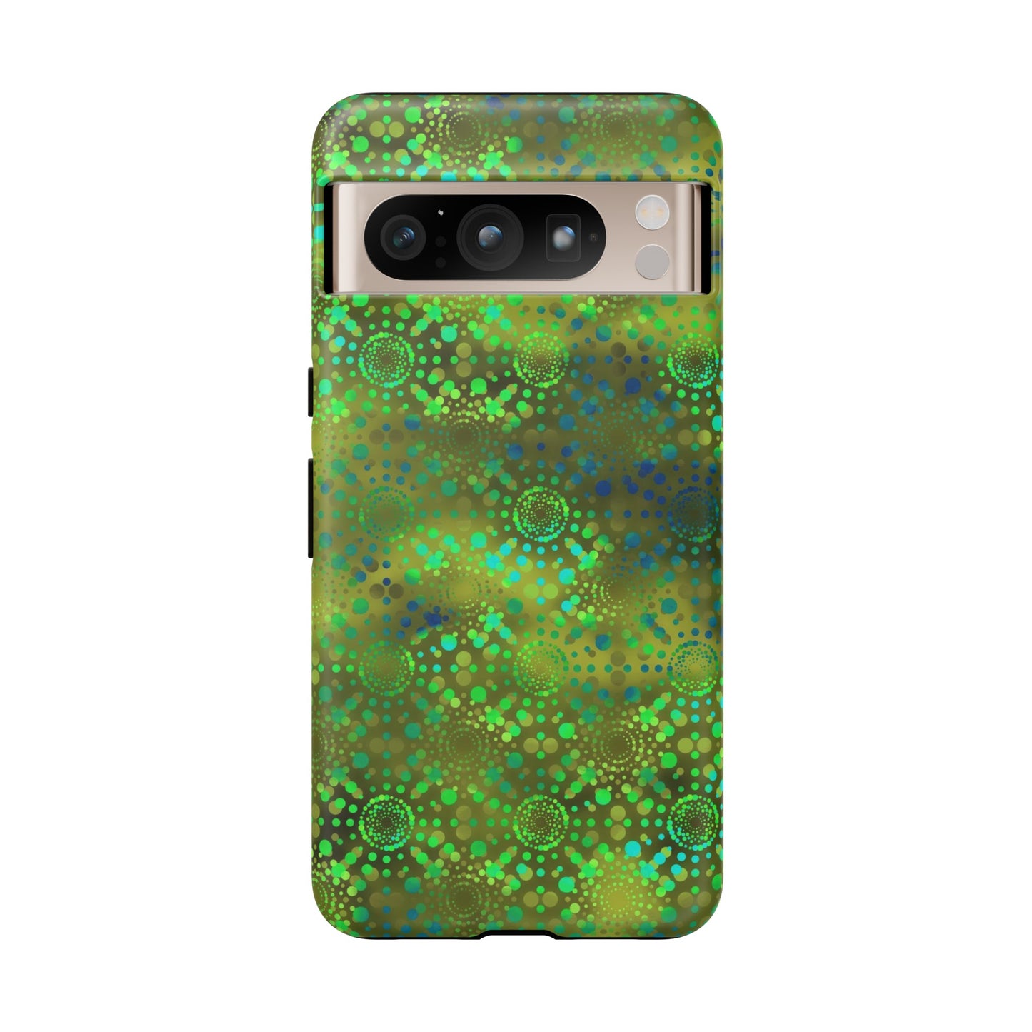 Google Pixel Tough Case-Phone Case: Dreamscapes [Green Kaleidoscope]
