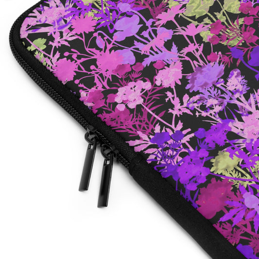 Laptop Sleeve  ($ 32.22)):  Dreamscapes [Field of Flowers-Purples]