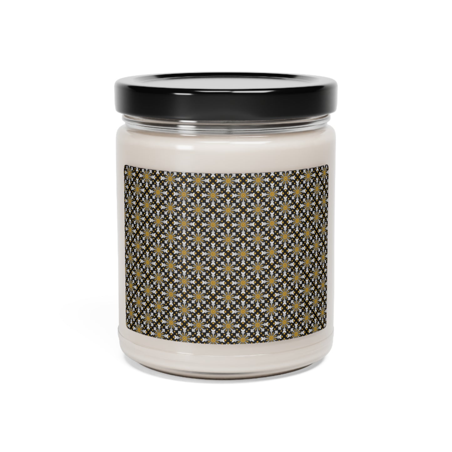 Scented Soy Candle ($18.65) - Celestial [Black/Gold Sunbursts]