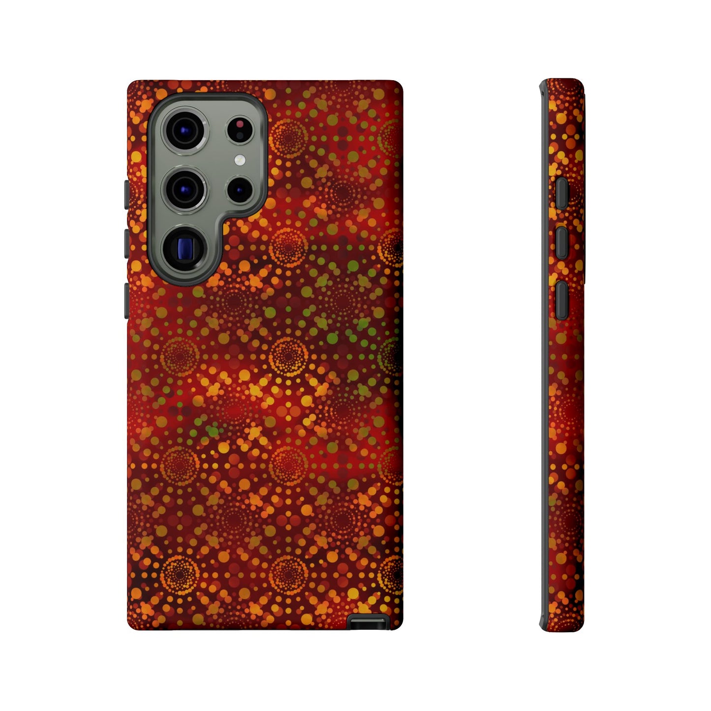 Samsung Galaxy S23 - Tough Phone Case: Dreamscapes [Red Kaleidoscope]