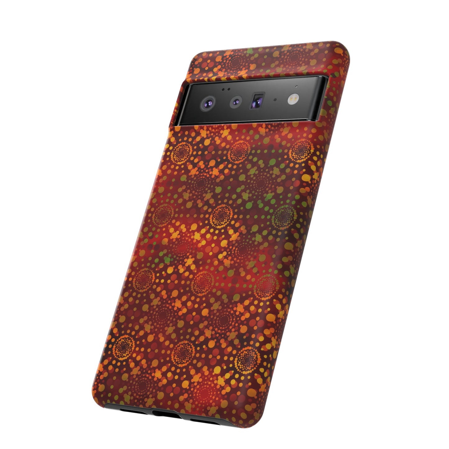 Google Pixel Tough Case-Phone Case: Dreamscapes [Red Kaliedoscope]