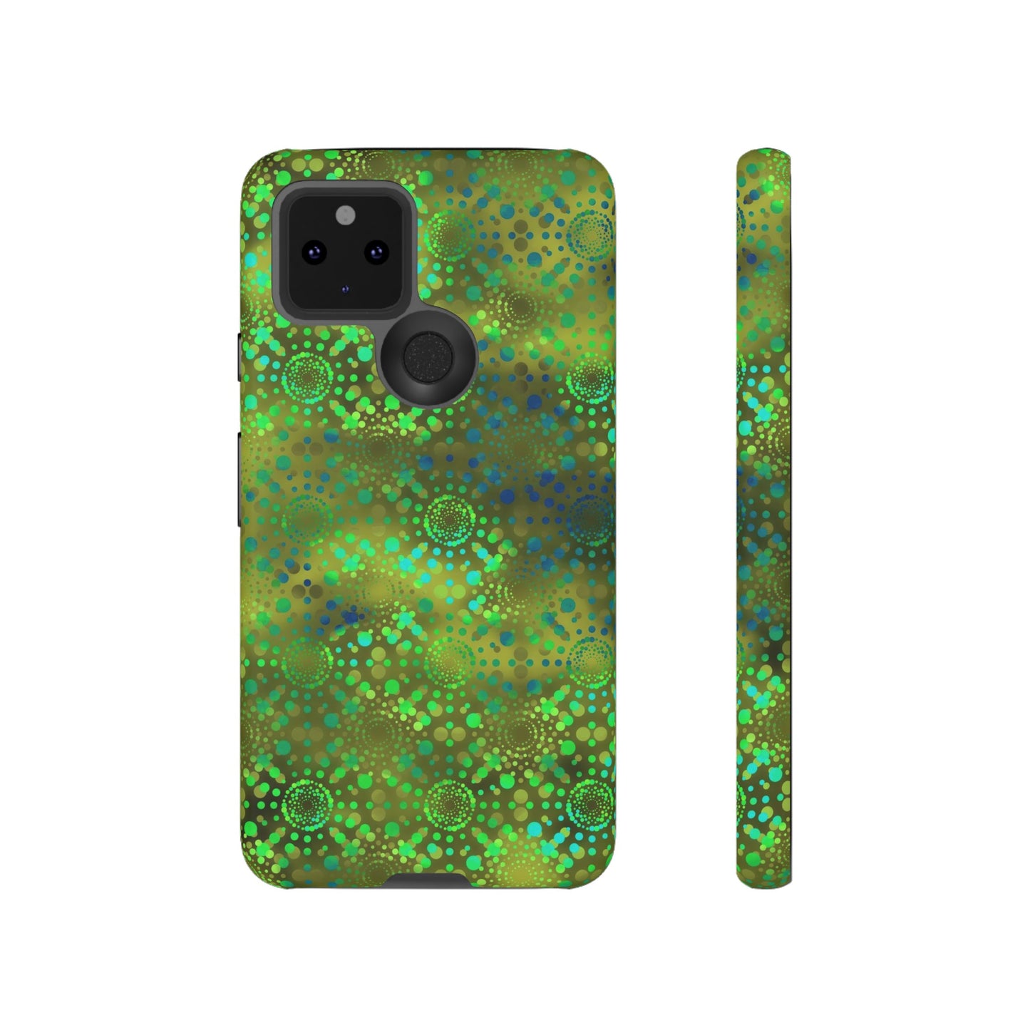 Google Pixel Tough Case-Phone Case: Dreamscapes [Green Kaleidoscope]
