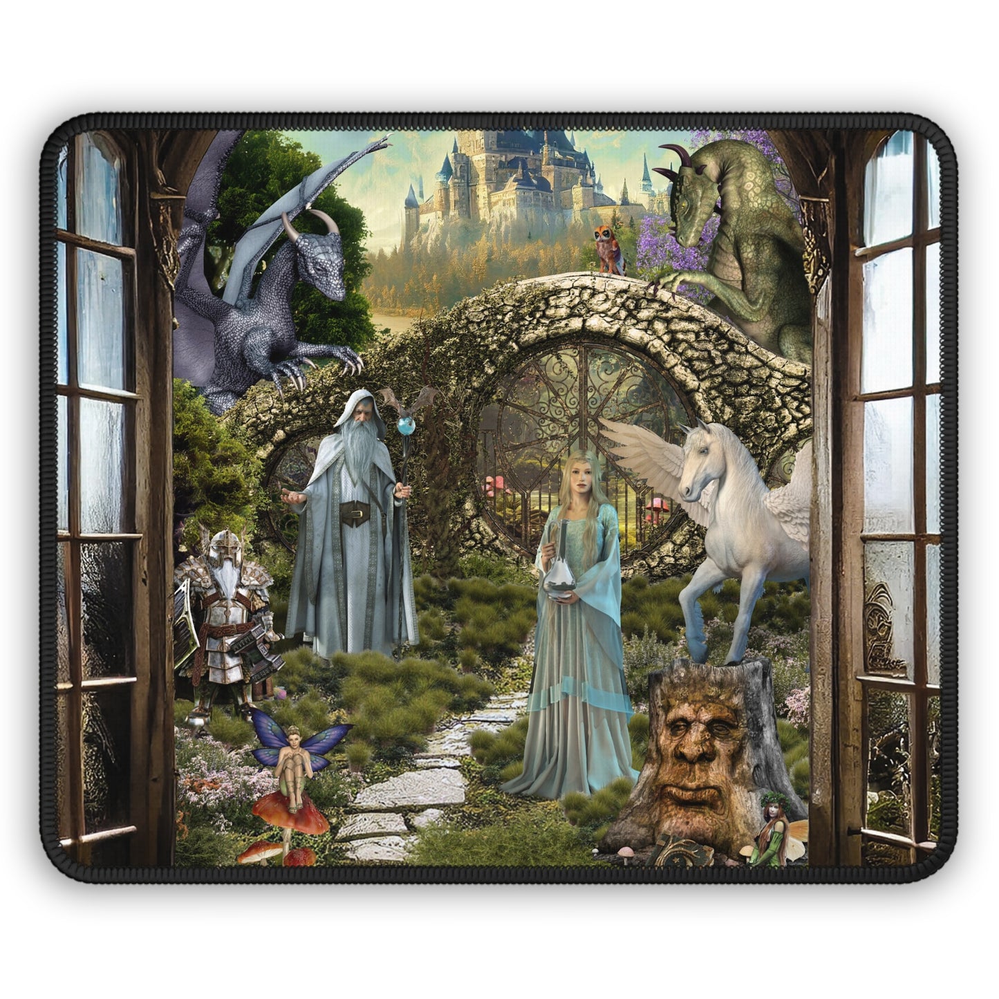 Mouse Pad-Gaming;  9x7:  Journey [Fantasy Scene]