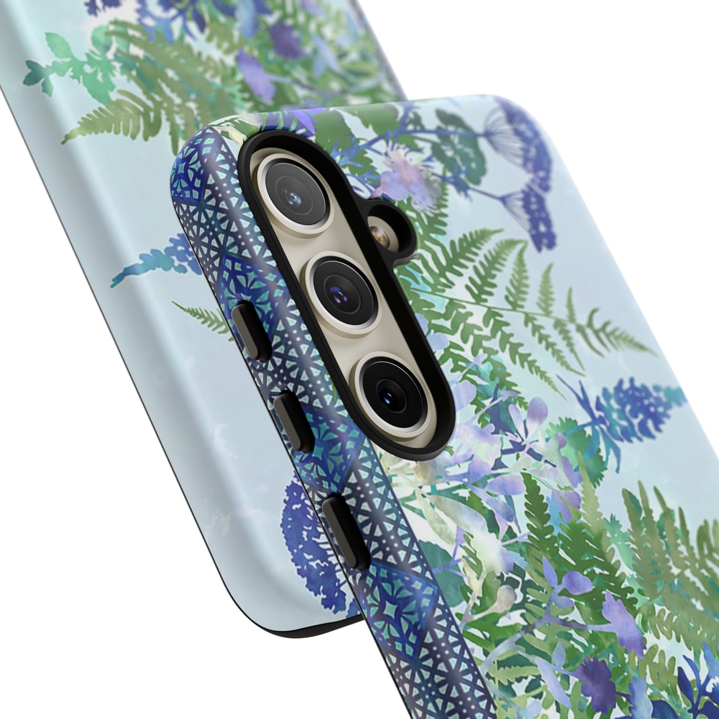 Samsung Galaxy Series Tough Case-Phone Case:  Haven [Flower Border]