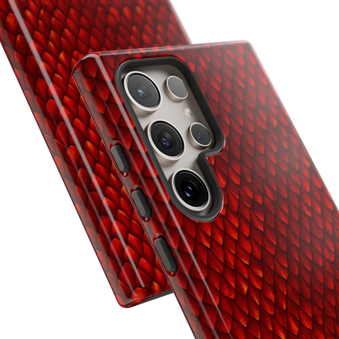 Samsung Galaxy Series Tough Case-Phone Case: Dragons [Red Scales]