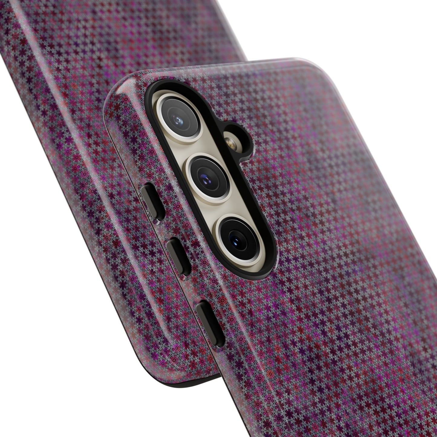 Samsung Galaxy Series Tough Case-Phone Case: Sci-Fi [Purple Barbs]