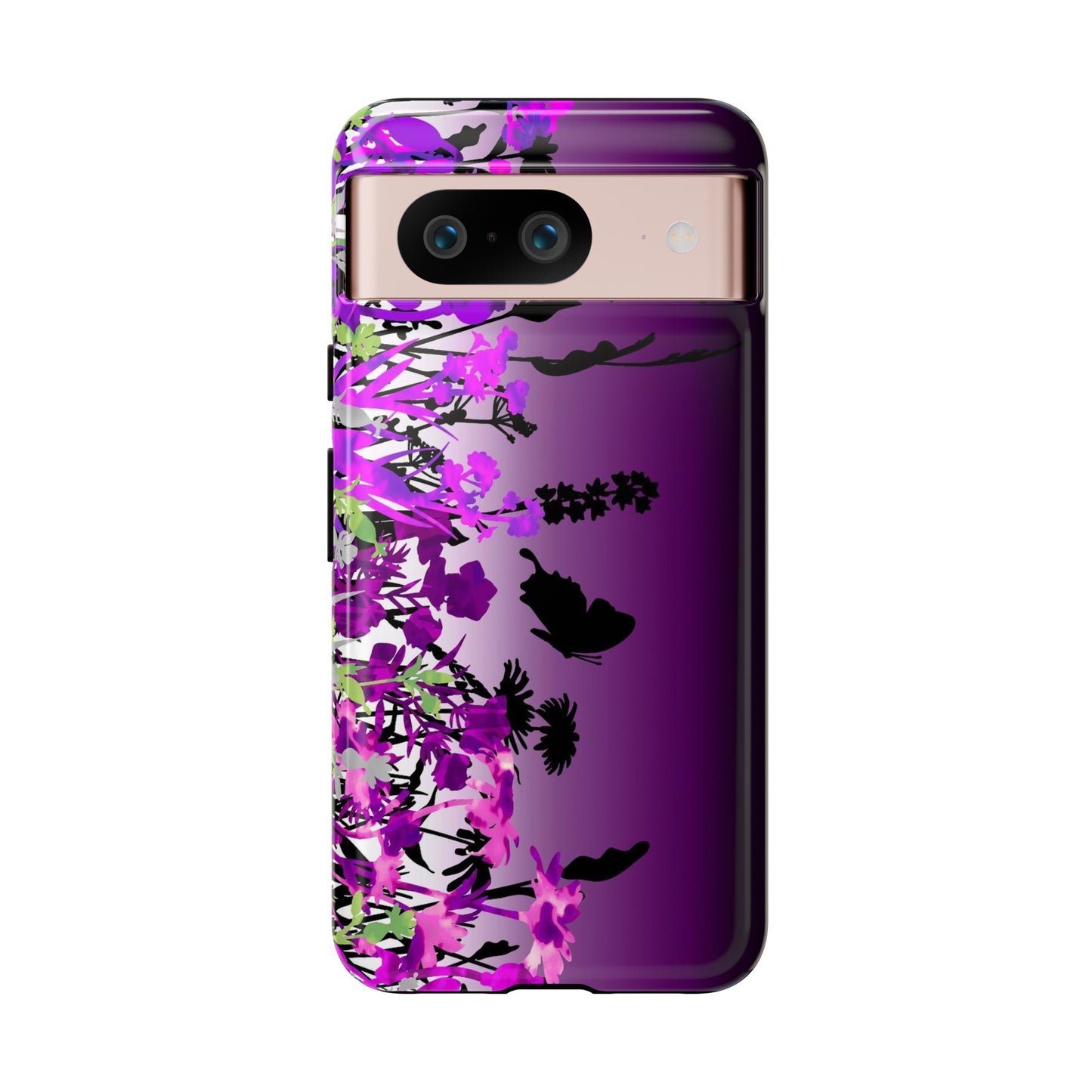 Android Google Pixel (Series) Tough Case-Phone Case:  Dreamscapes [Dark Purple Border]