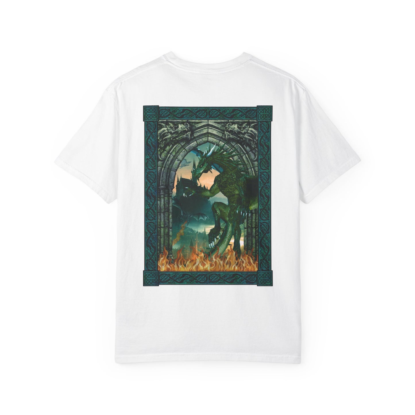 Mythic Dragon T-Shirt — Vintage Green Dragon Graphic Tee