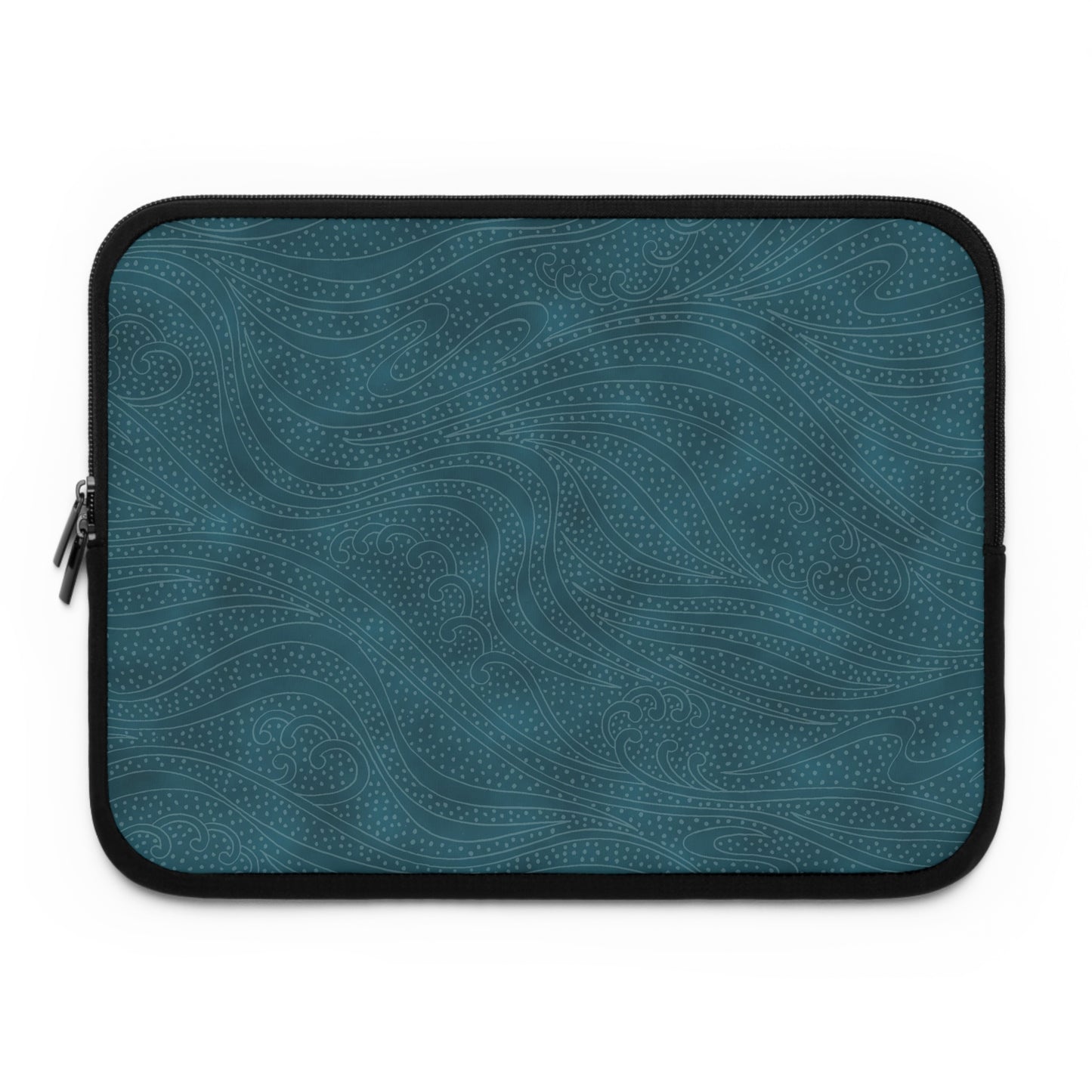 Laptop Sleeve:  [Teal Swirls]