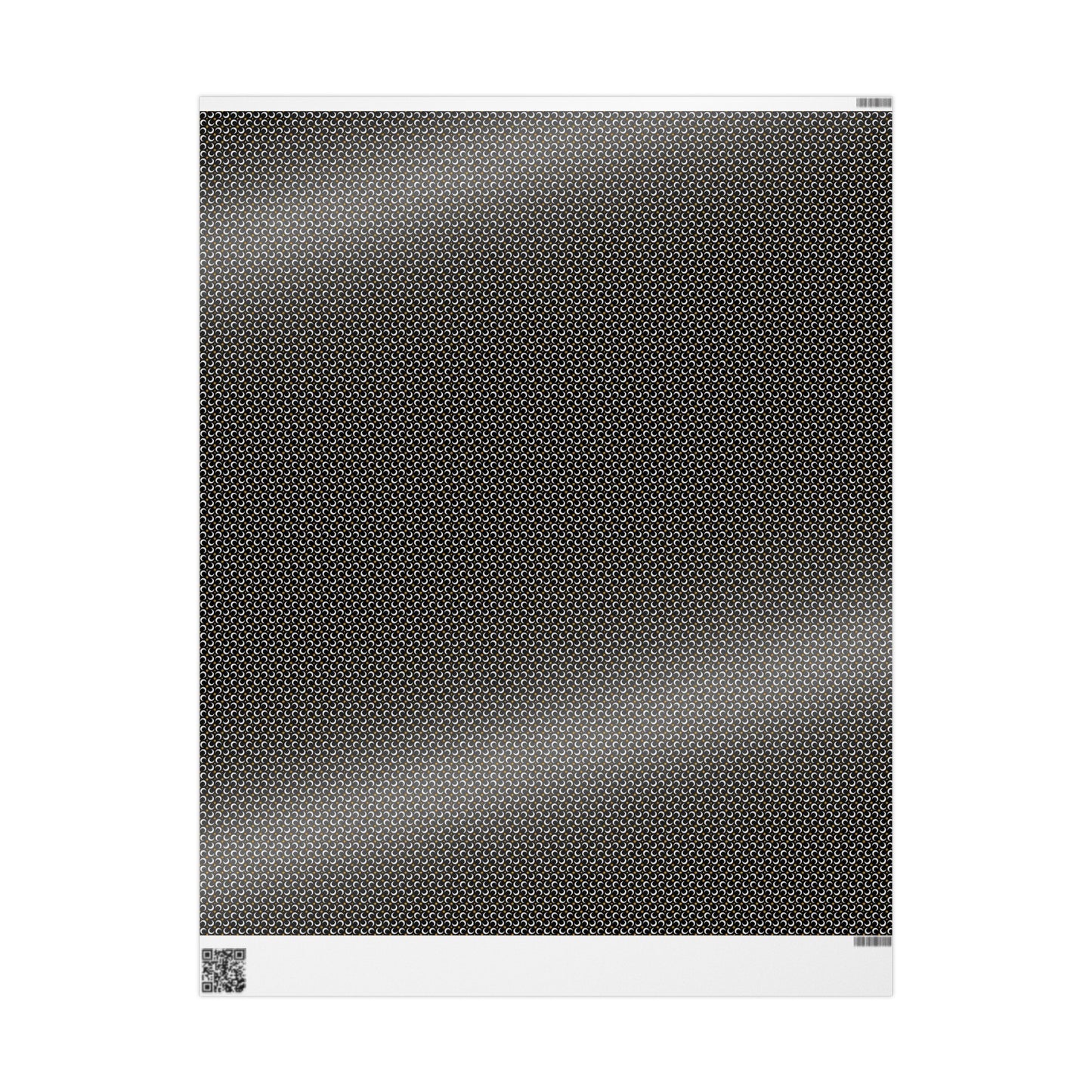 Wrapping Paper:  Celestial [Black White Moon, Gold Stars]
