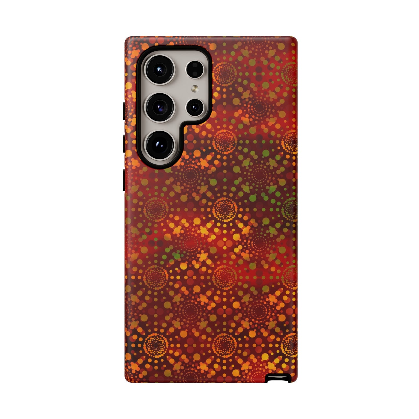 Samsung Galaxy Series Tough Case-Phone Case: Dreamscapes [Red Kaleidoscope]