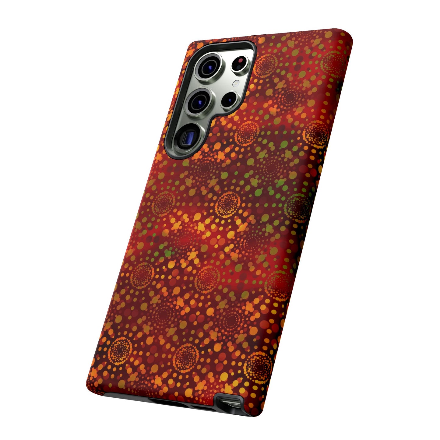 Samsung Galaxy S23 - Tough Phone Case: Dreamscapes [Red Kaleidoscope]