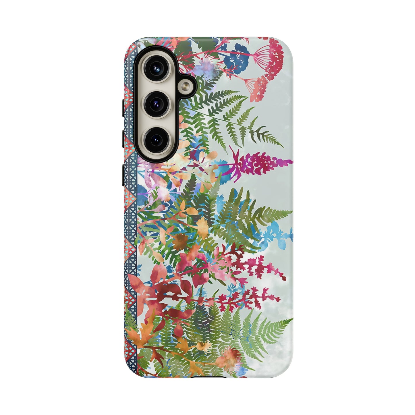 Samsung Galaxy Series Tough Case-Phone Case:  Haven [Flower Border 2]
