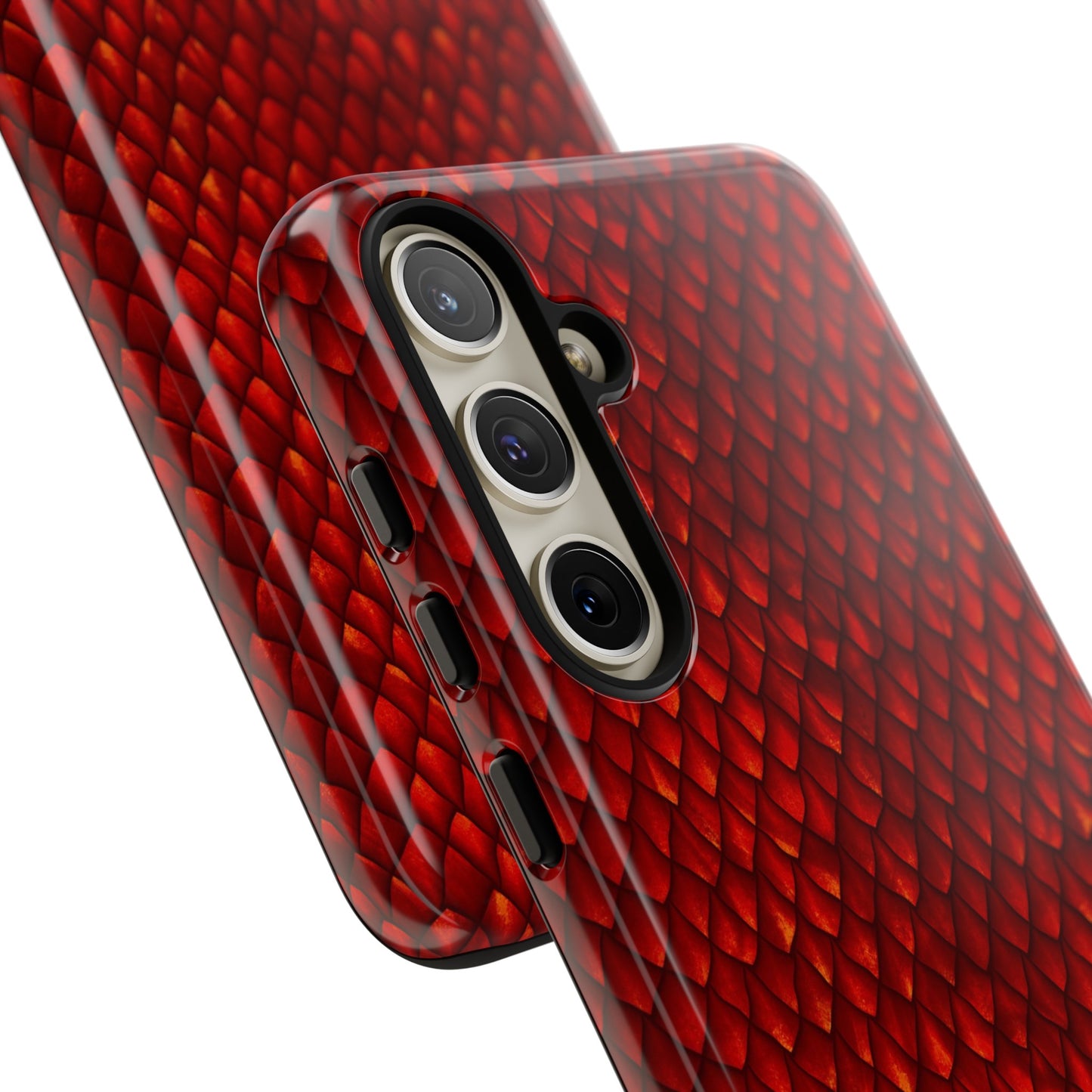 Samsung Galaxy Series Tough Case-Phone Case: Dragons [Red Scales]