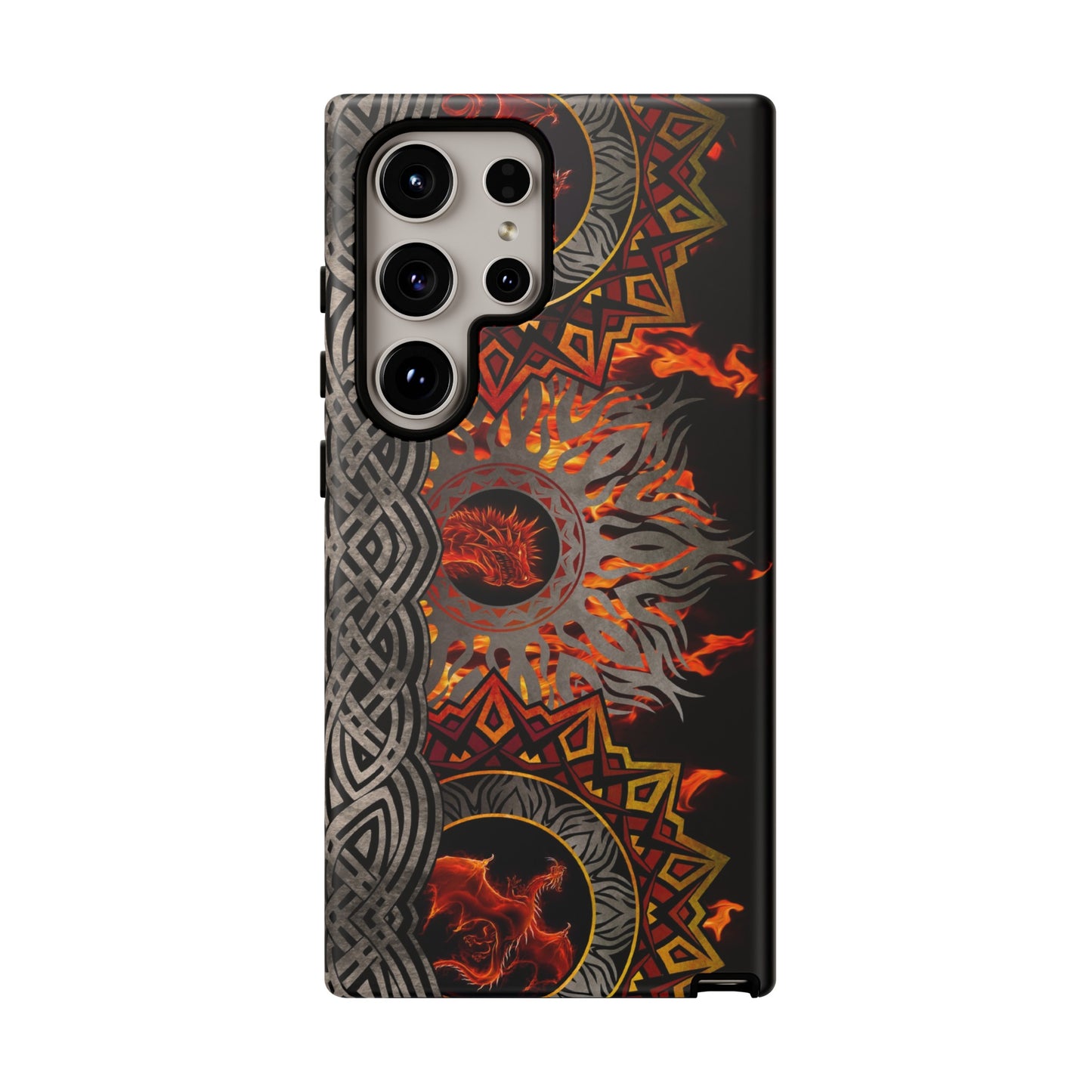 Samsung Galaxy Series Tough Case-Phone Case: Dragons [Red Fury]