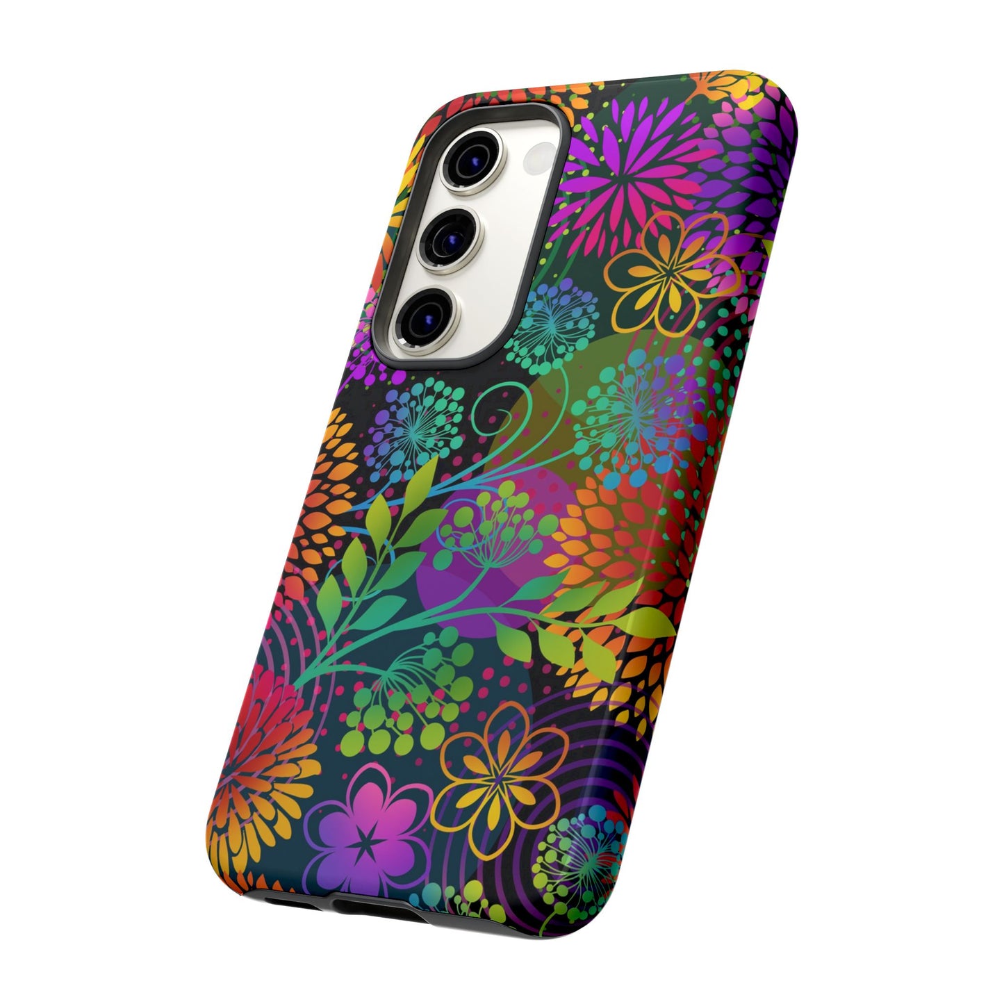 Samsung Galaxy S23 - Tough Case-Phone Case:  Unusual Garden [Bright Flowers]