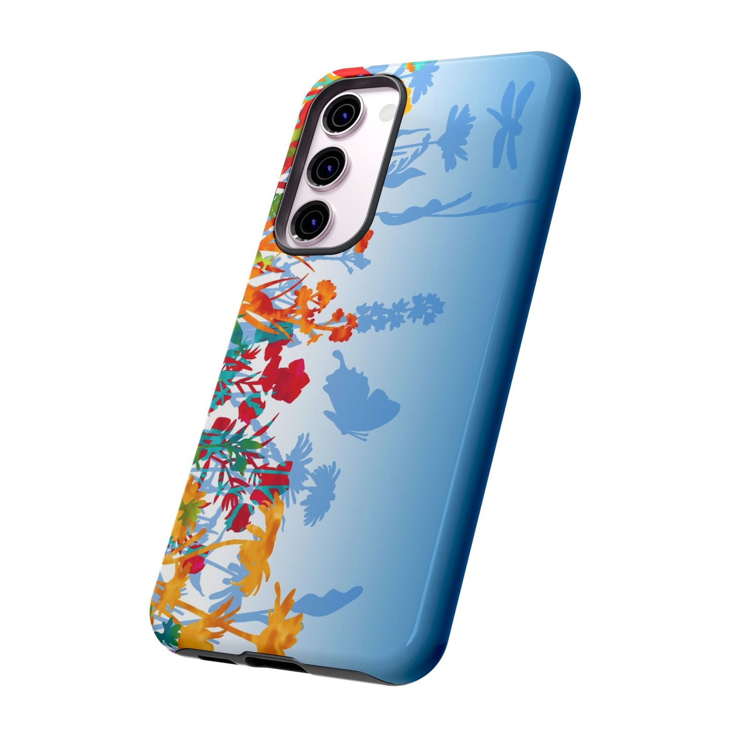 Samsung Galaxy S23 - Tough Phone Case: Dreamscapes [Light Blue Border]