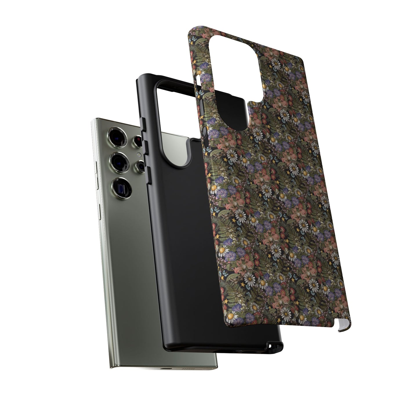Samsung Galaxy S23 - Tough Case-Phone Case: The Sun, The Moon And The Stars [Flowers]