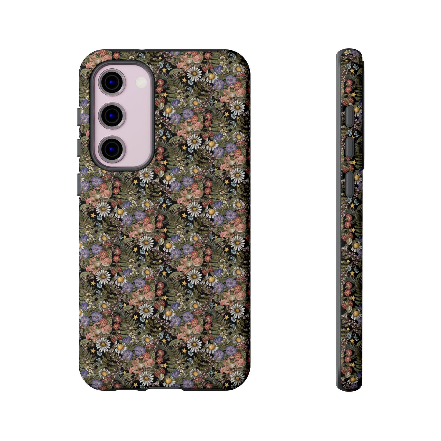 Samsung Galaxy S23 - Tough Case-Phone Case: The Sun, The Moon And The Stars [Flowers]