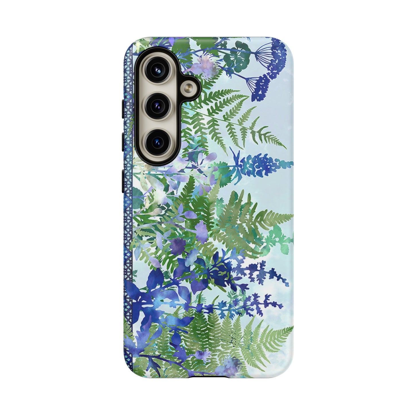 Samsung Galaxy Series Tough Case-Phone Case:  Haven [Flower Border]