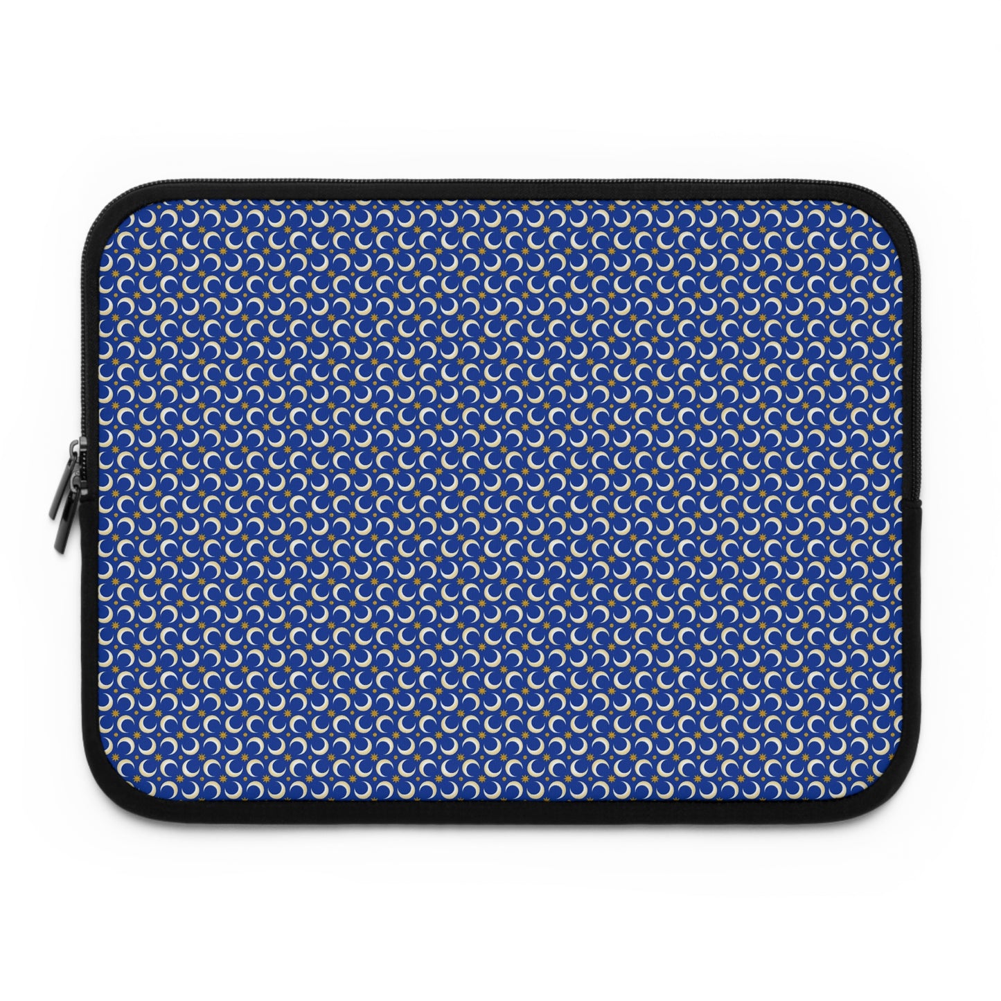 Laptop Sleeve:  Celestial [Blue Moons-Gold Stars]