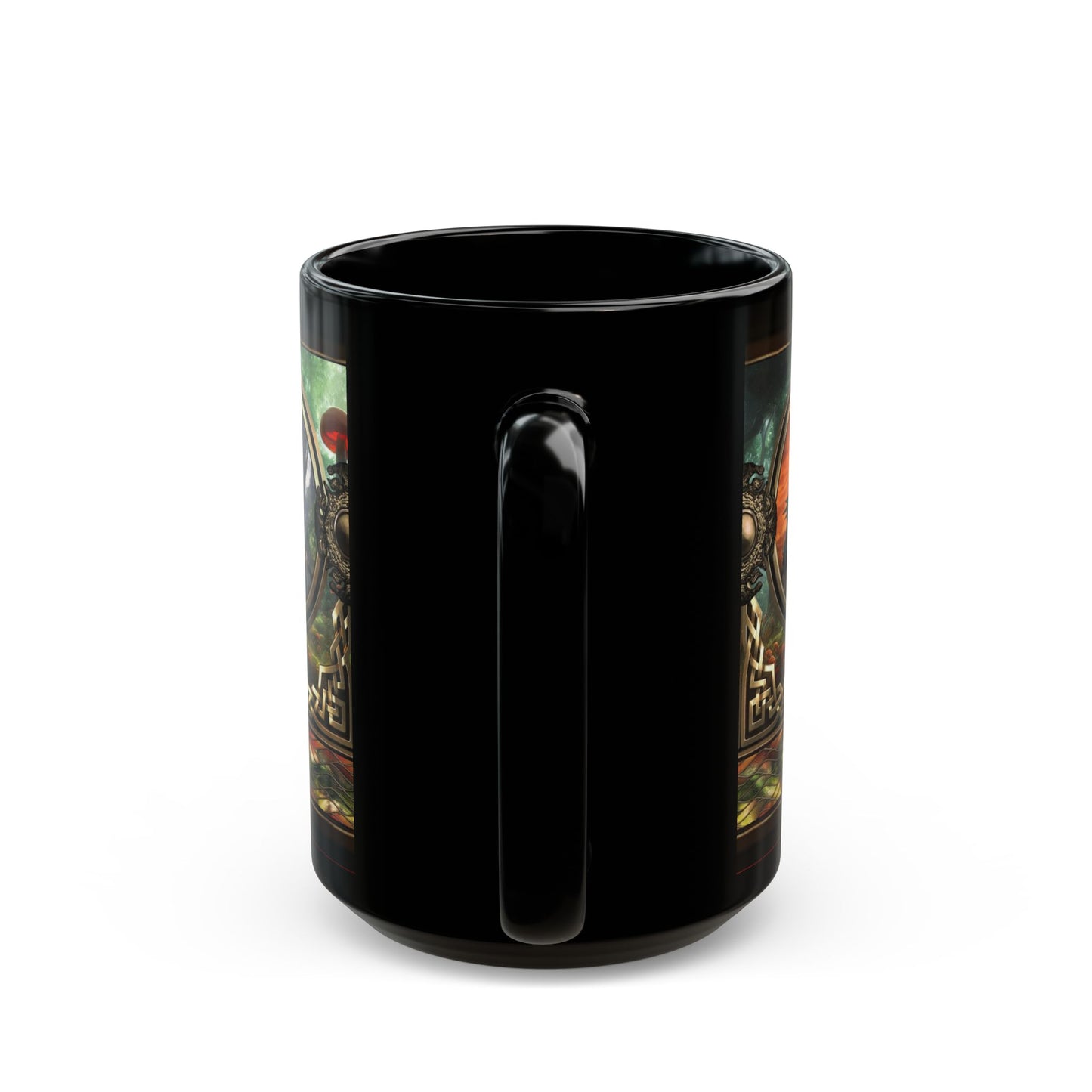 Black Mug-15oz:  "Journey" Panel