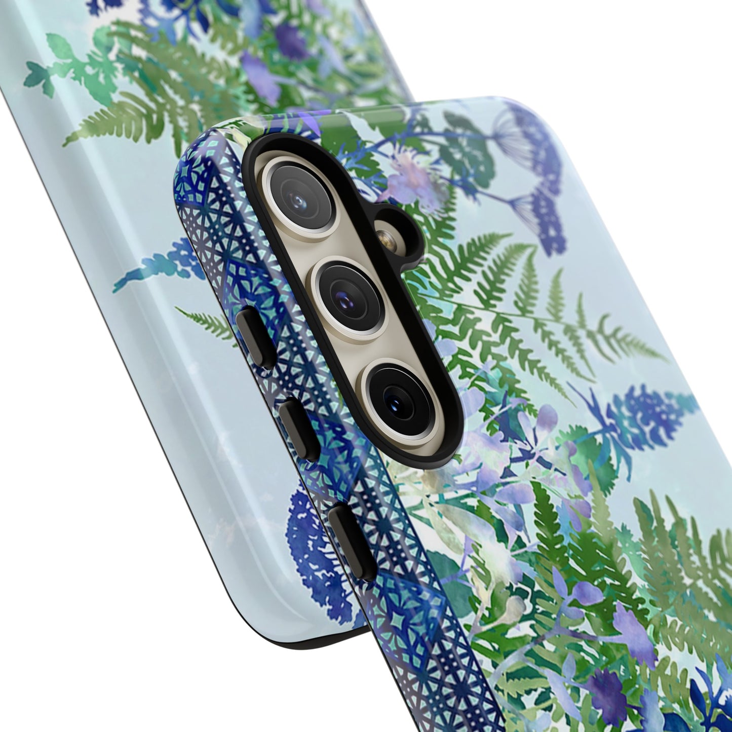 Samsung Galaxy Series Tough Case-Phone Case:  Haven [Flower Border]