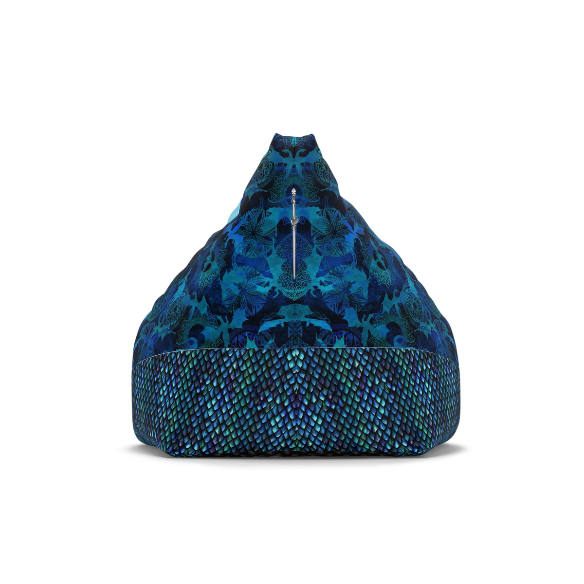 Bean Bag Cover:  Dragons [Blue Fury]