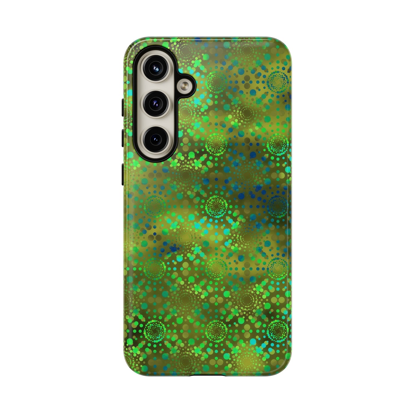 Samsung Galaxy Series Tough Case-Phone Case: Dreamscapes [Green Kaleidoscope]