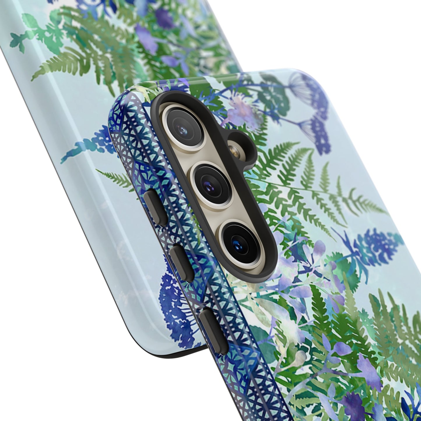 Samsung Galaxy Series Tough Case-Phone Case:  Haven [Flower Border]