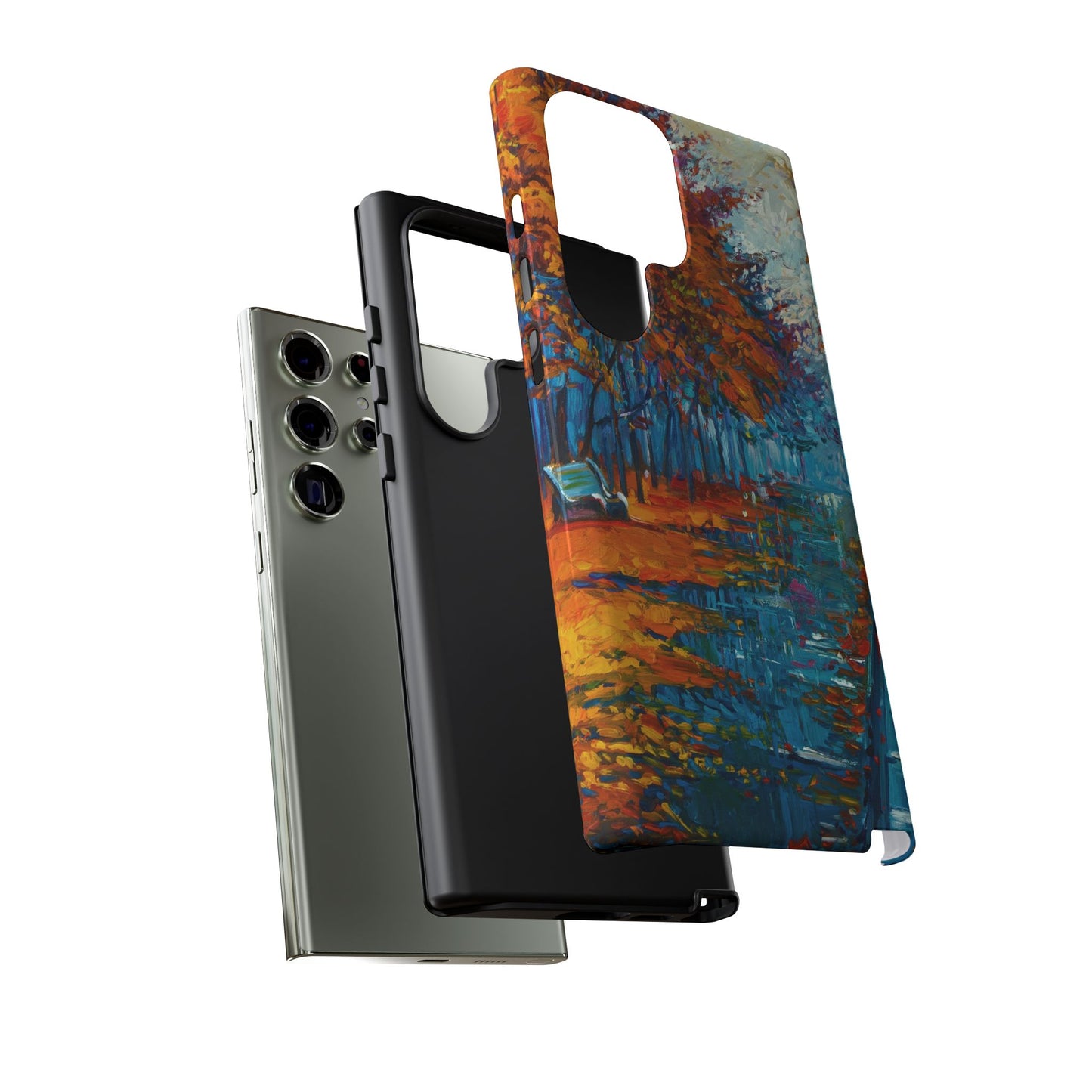 Samsung Galaxy S23 - Tough Case-Phone Case:  Year of Art [Fall Bench]