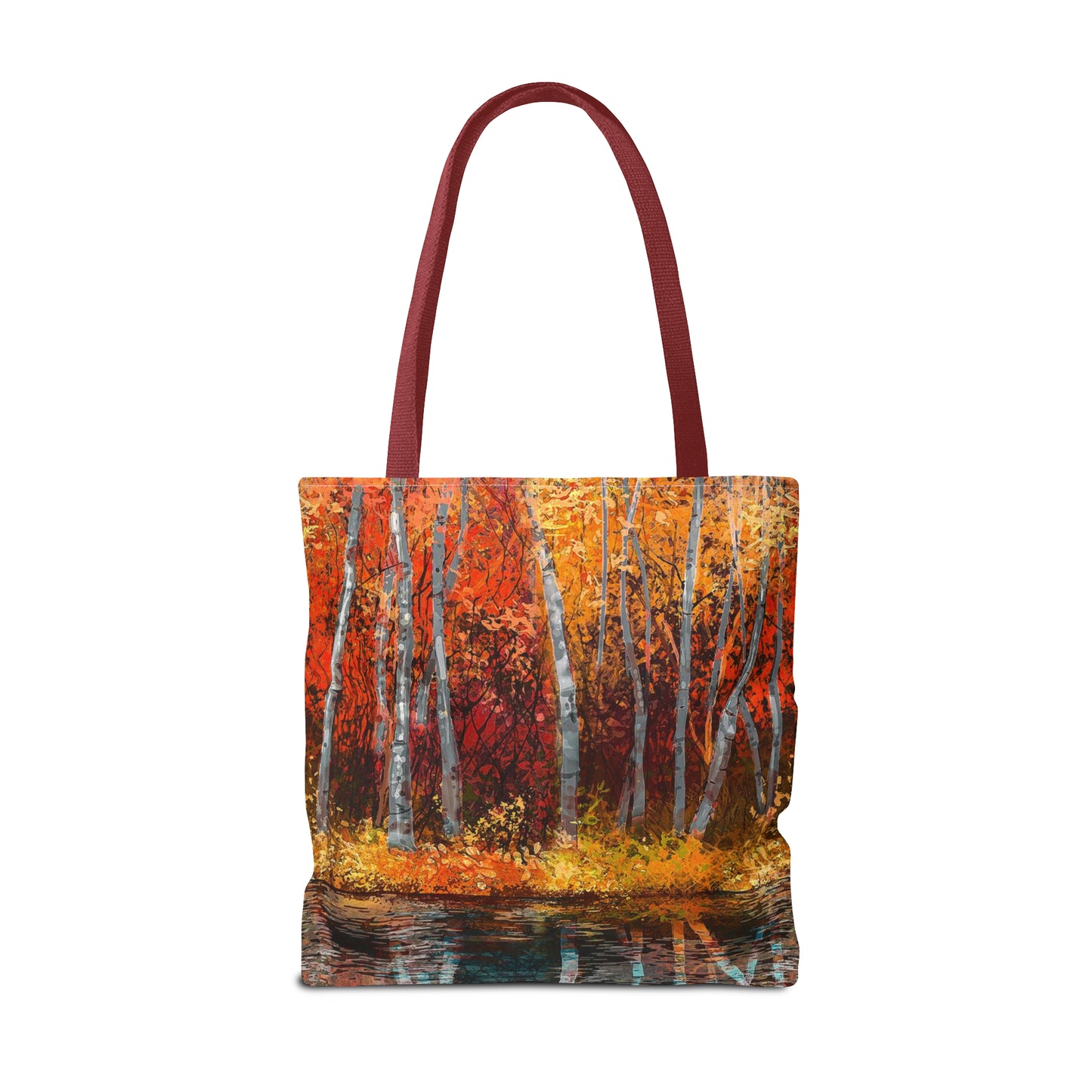 Tote Bag:  large-18x18;  "Year of Art" [Aspen Trees-2: Large Panel]