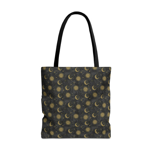 Tote Bag:  large-18x18;  "The Sun, The Moon, And The Stars"