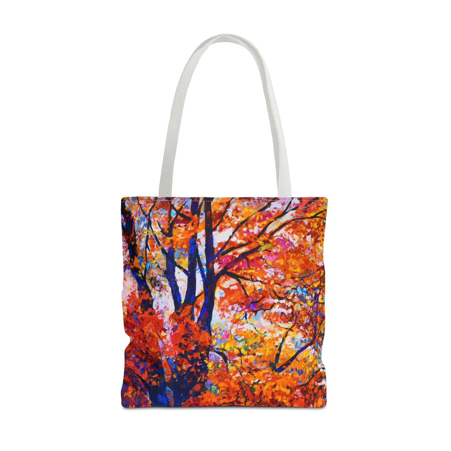 Tote Bag: Large-18x18; Year Of Art [Fall Trees-Full Panel]