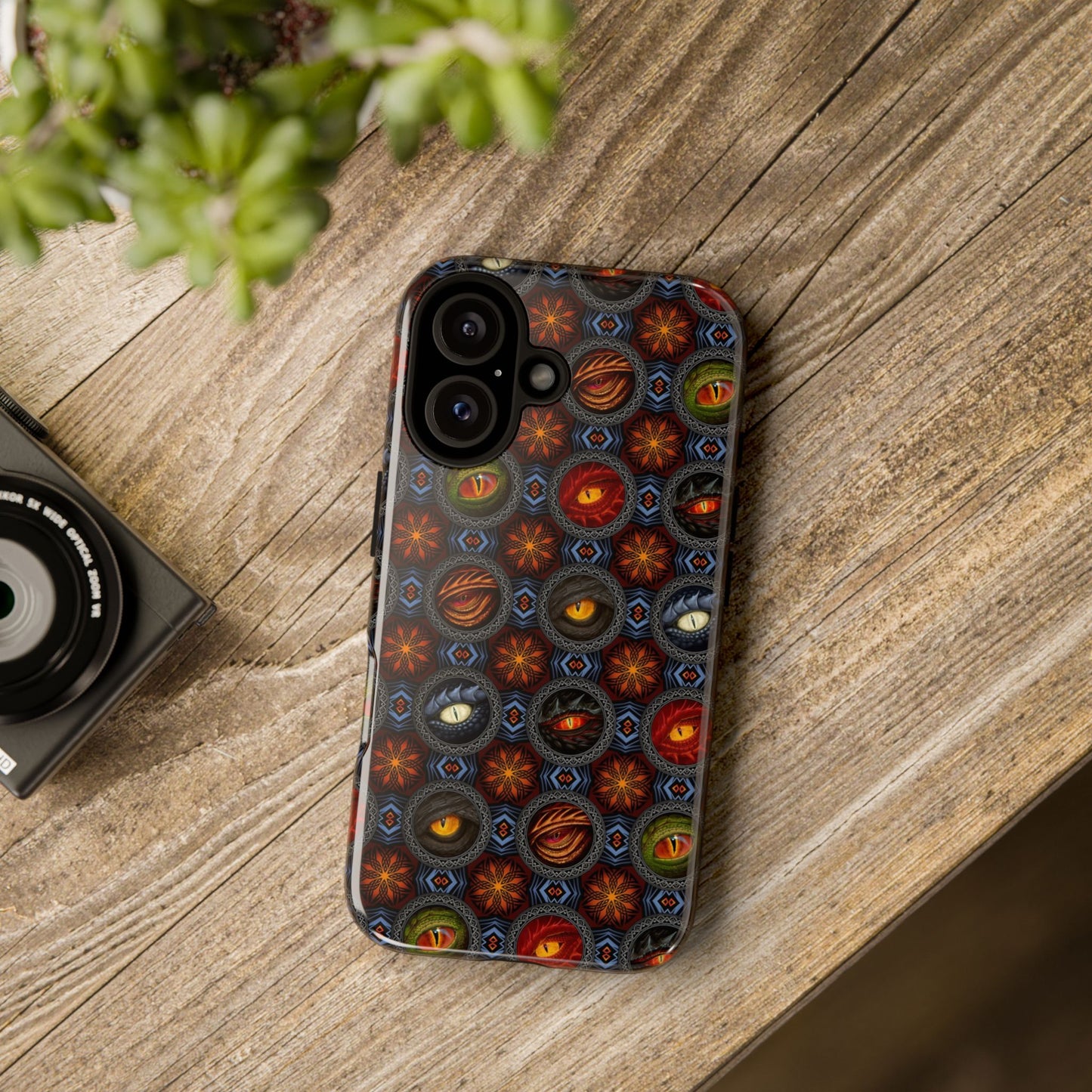 Apple I-Phone 16 (Series) Tough Case-Phone Case:  Dragons [Eyes]