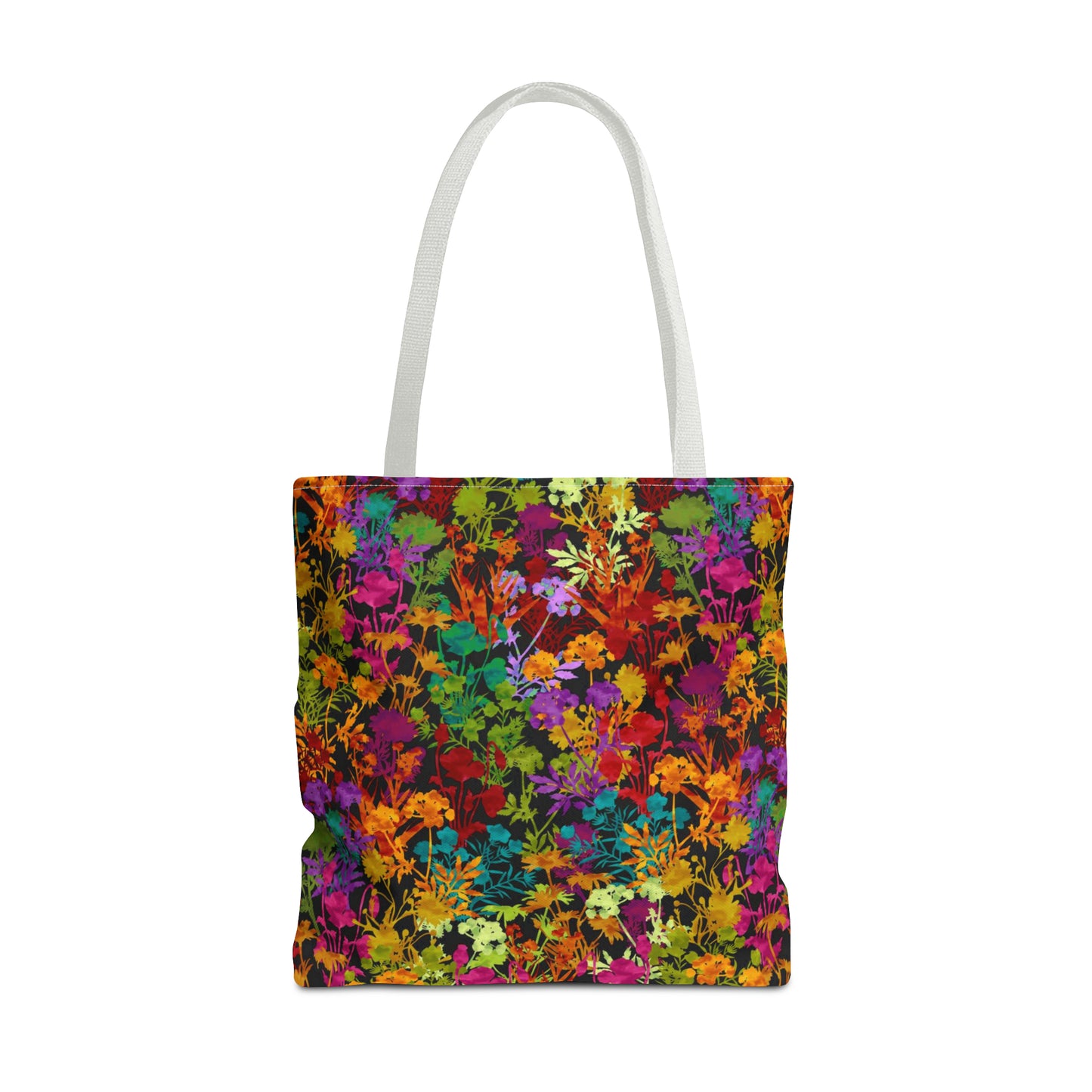Tote Bag:  Large-18x18; Dreamscapes-Multi Color Flowers