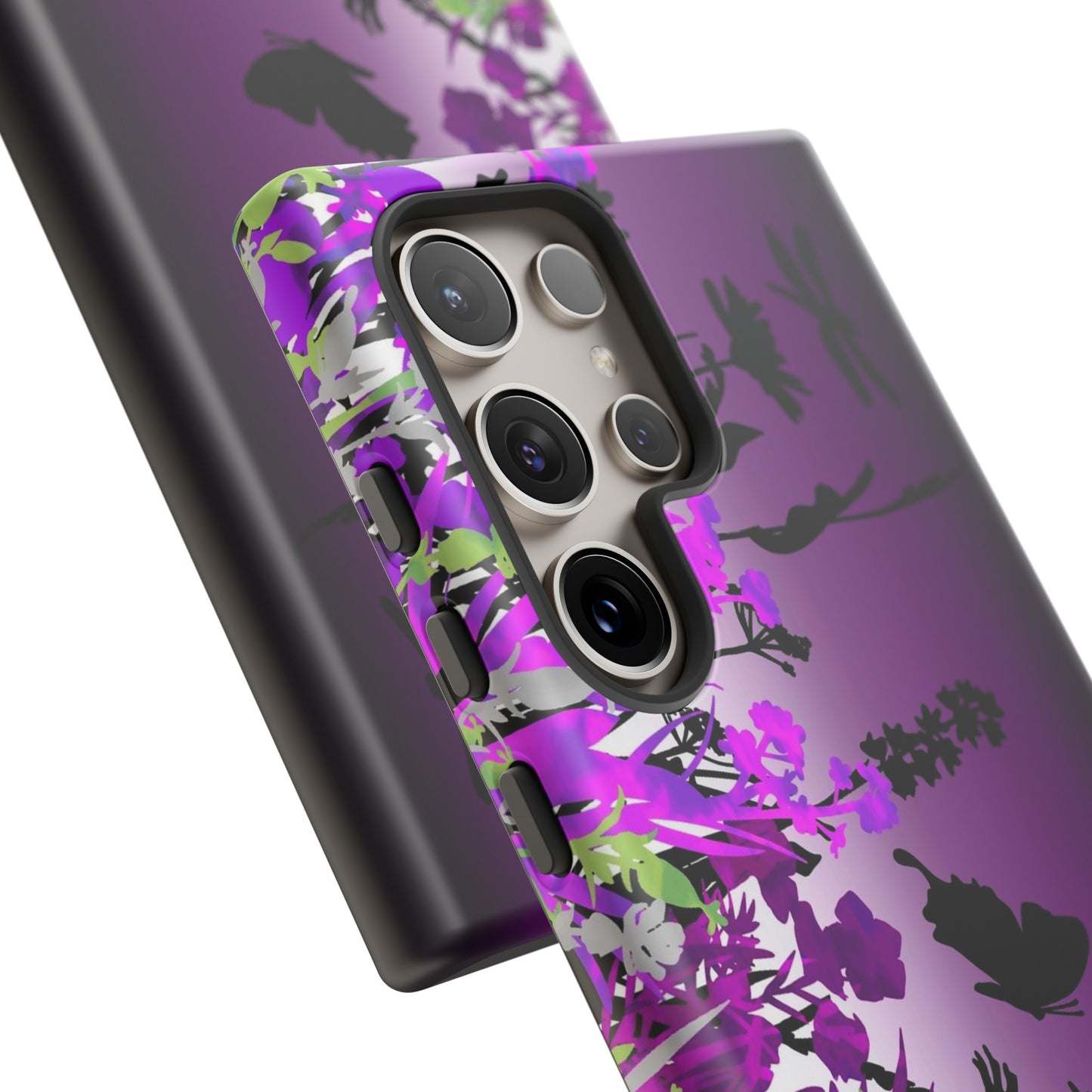 Samsung Galaxy Series Tough Case-Phone Case: Dreamscapes [Dark Purple Border]