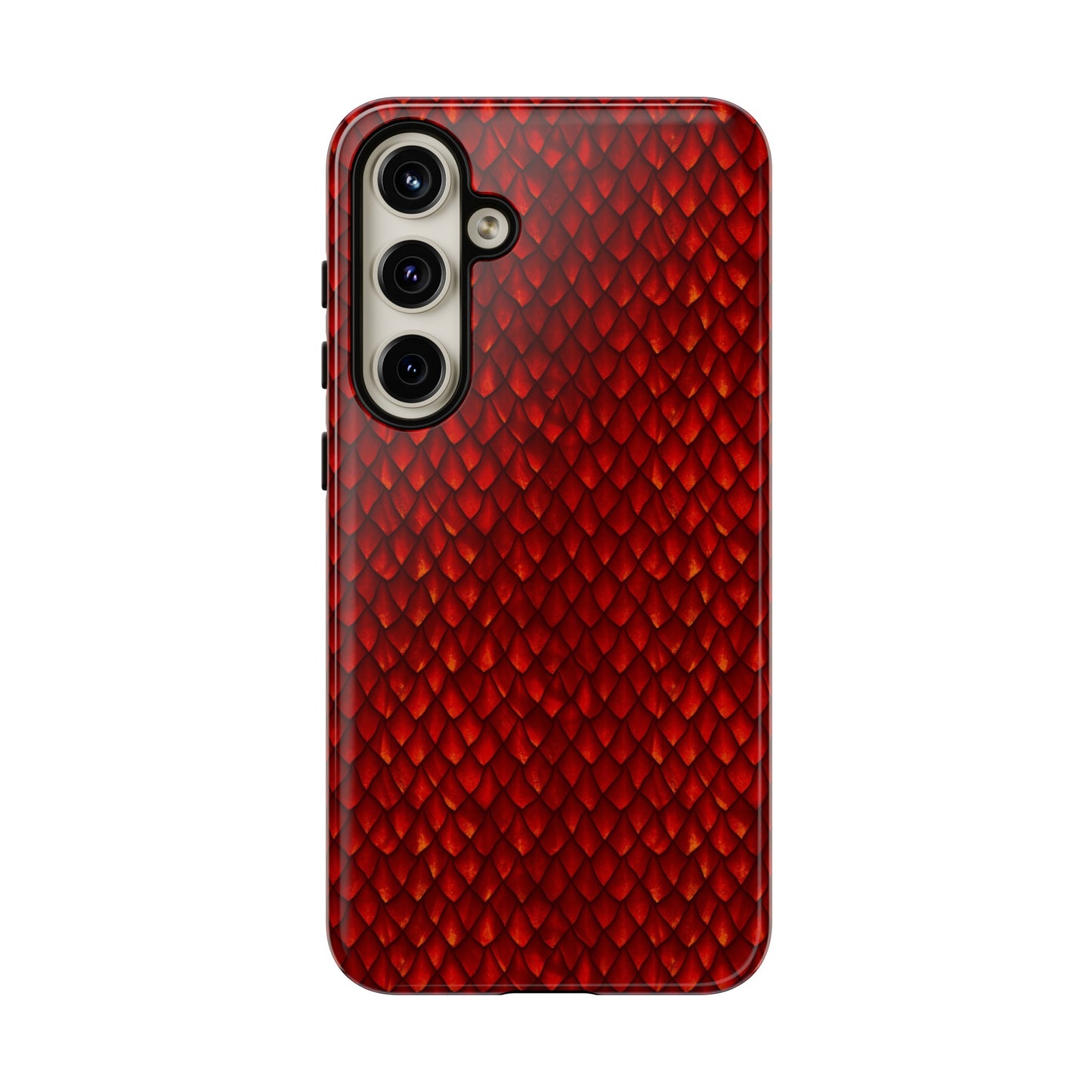 Samsung Galaxy Series Tough Case-Phone Case: Dragons [Red Scales]