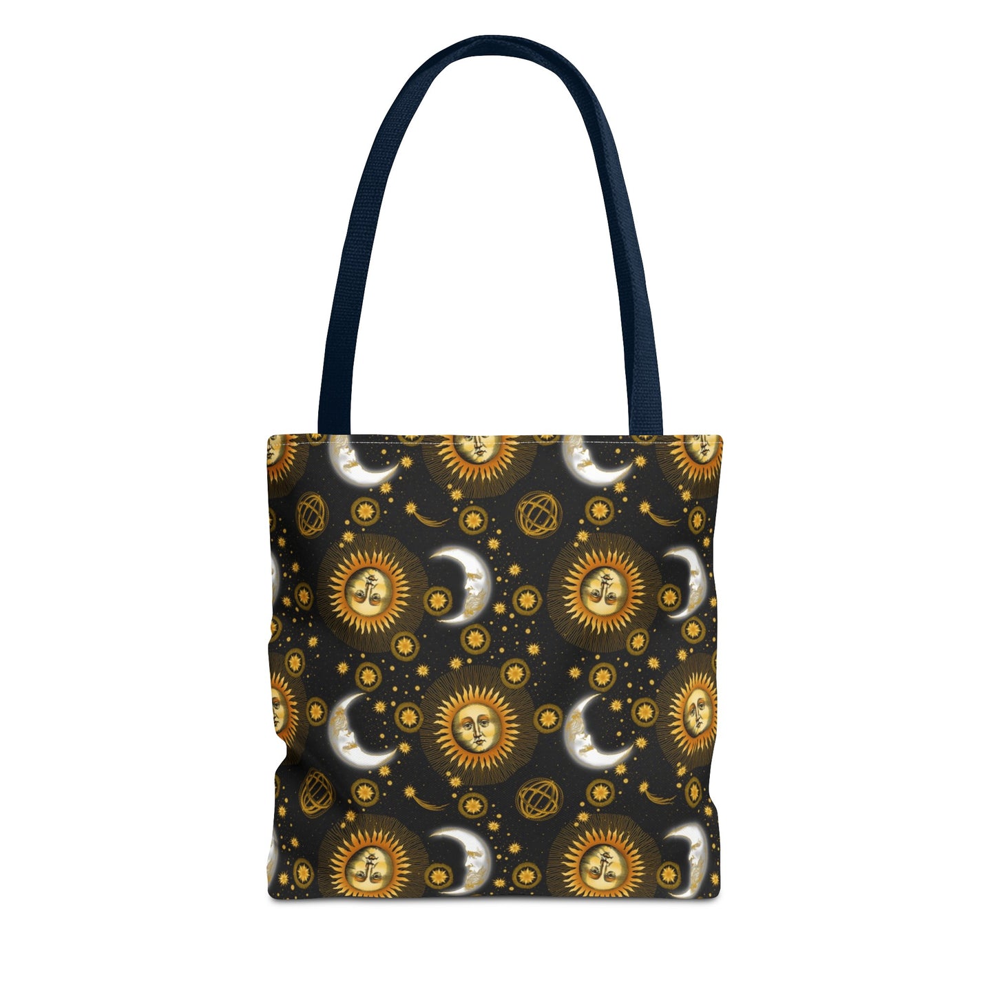 Tote Bag: Large:  ($24.23):  Celestial [Sun-Moon-Black]