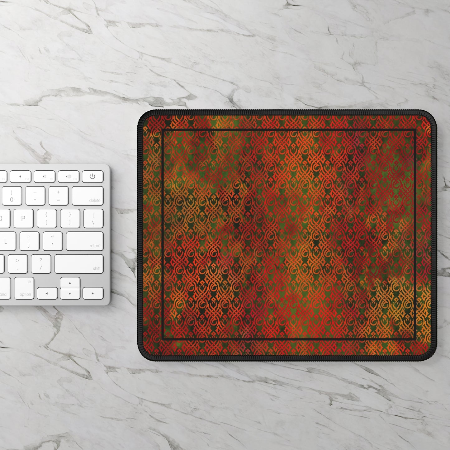 Mouse Pad-Gaming;  9x7 - "Dragons" [Fire-Panel]