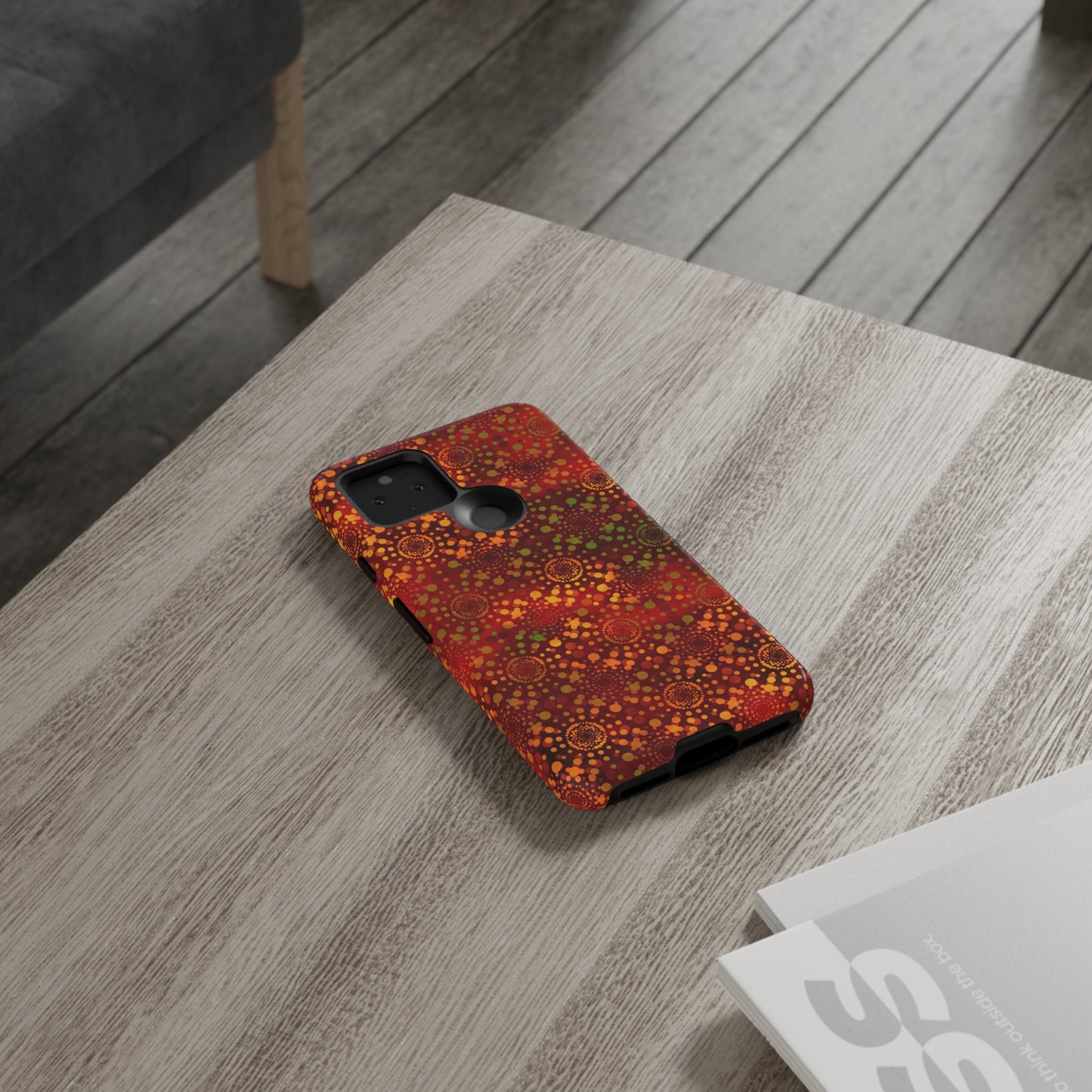 Google Pixel Tough Case-Phone Case: Dreamscapes [Red Kaliedoscope]