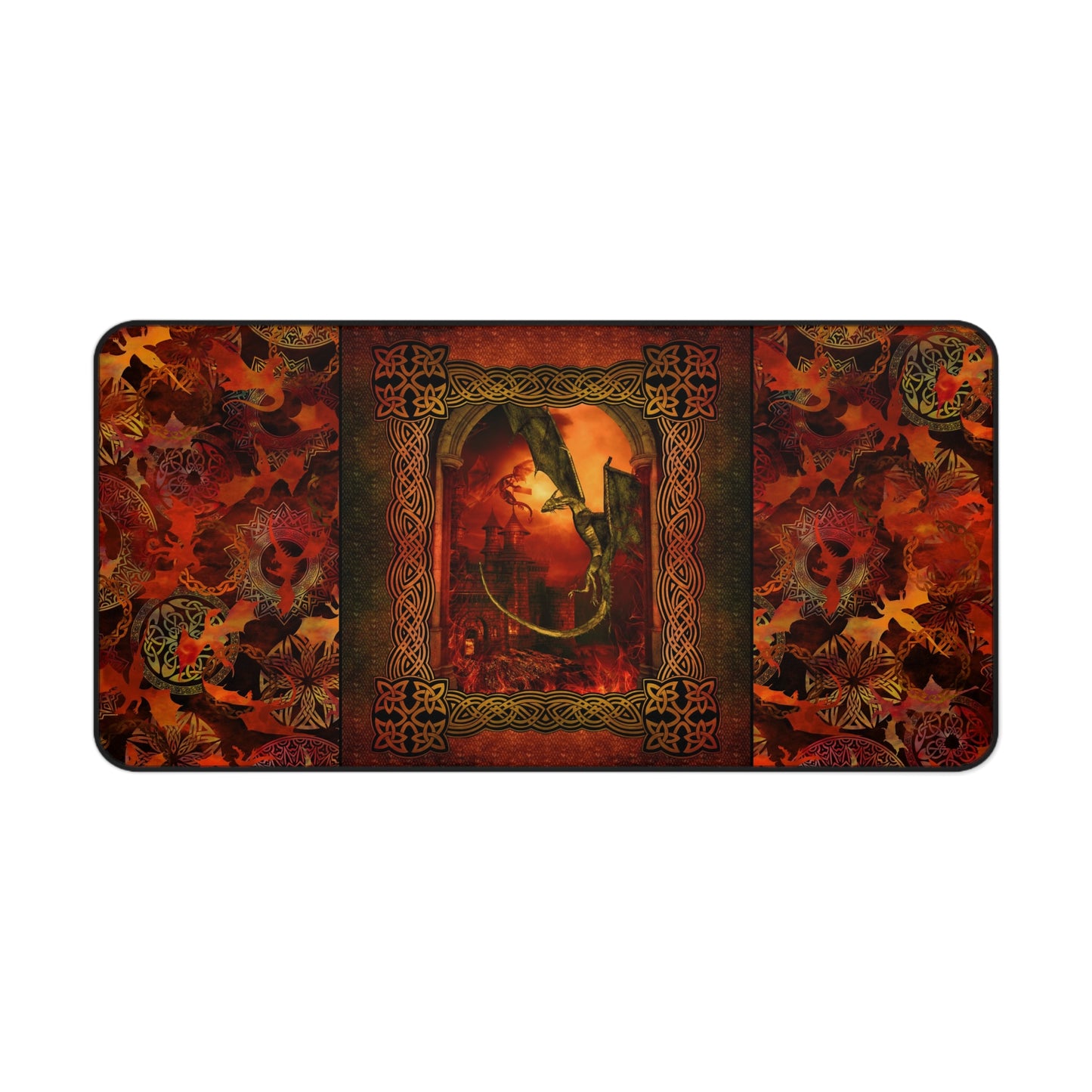 Desk Mat (23x13):  Dragons [Red Fury-Panel]