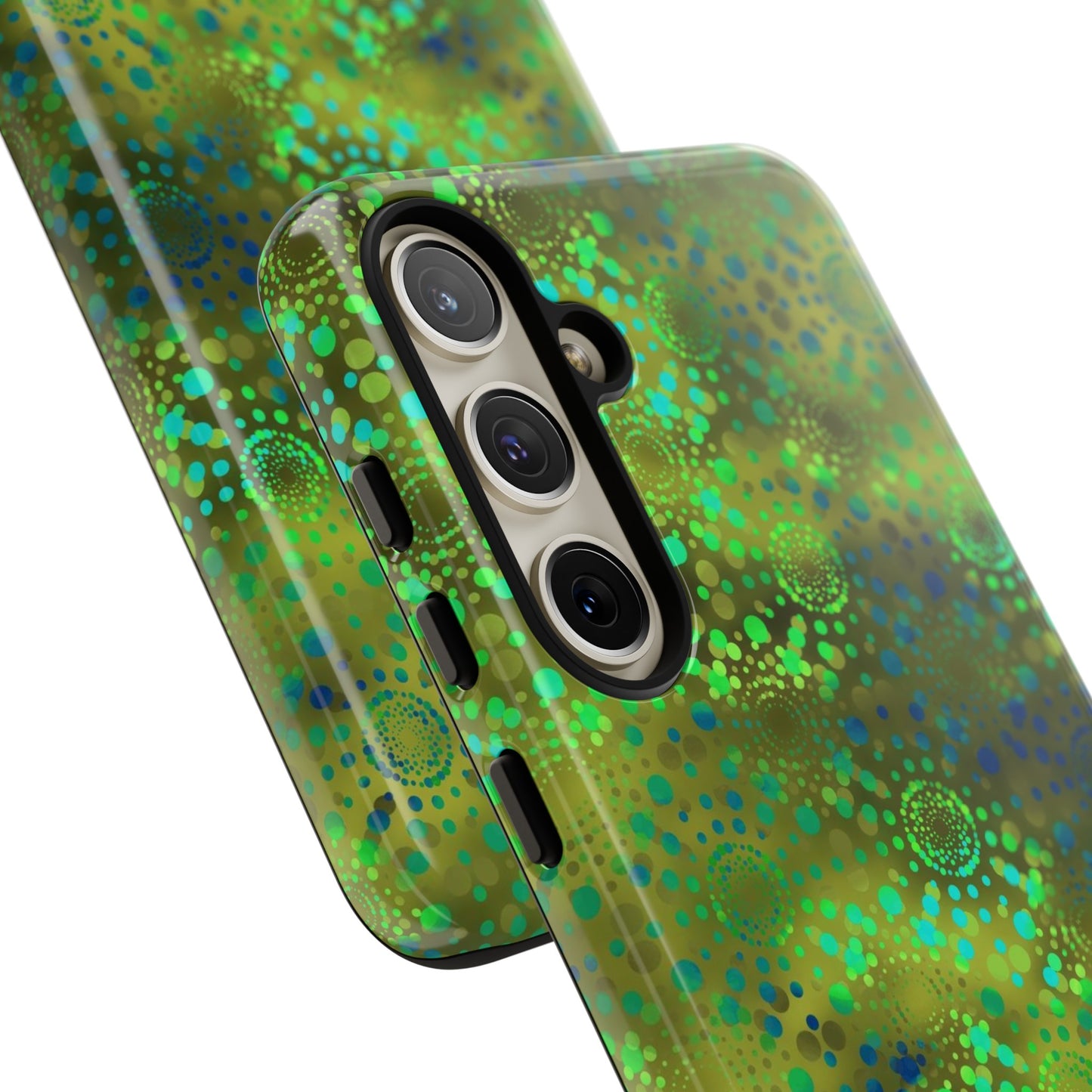 Samsung Galaxy Series Tough Case-Phone Case: Dreamscapes [Green Kaleidoscope]