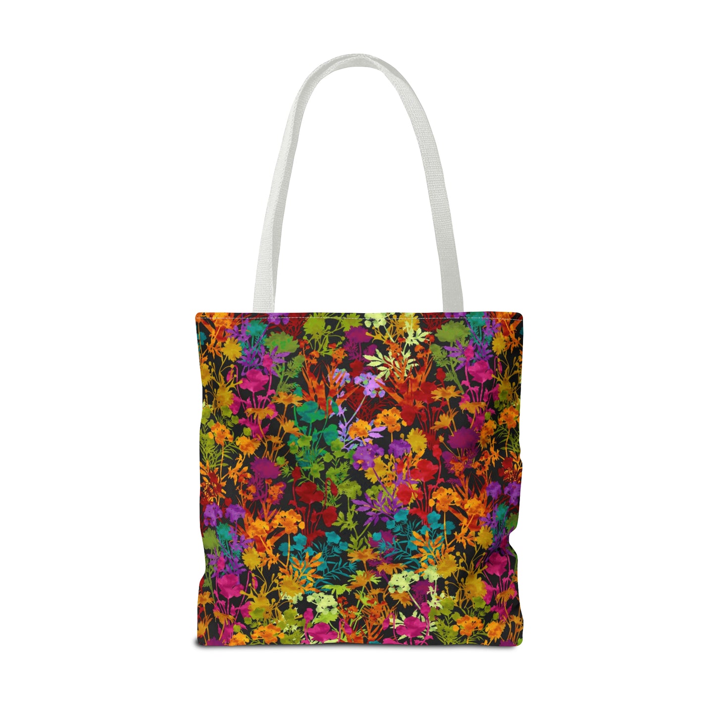 Tote Bag:  Large-18x18; Dreamscapes-Multi Color Flowers