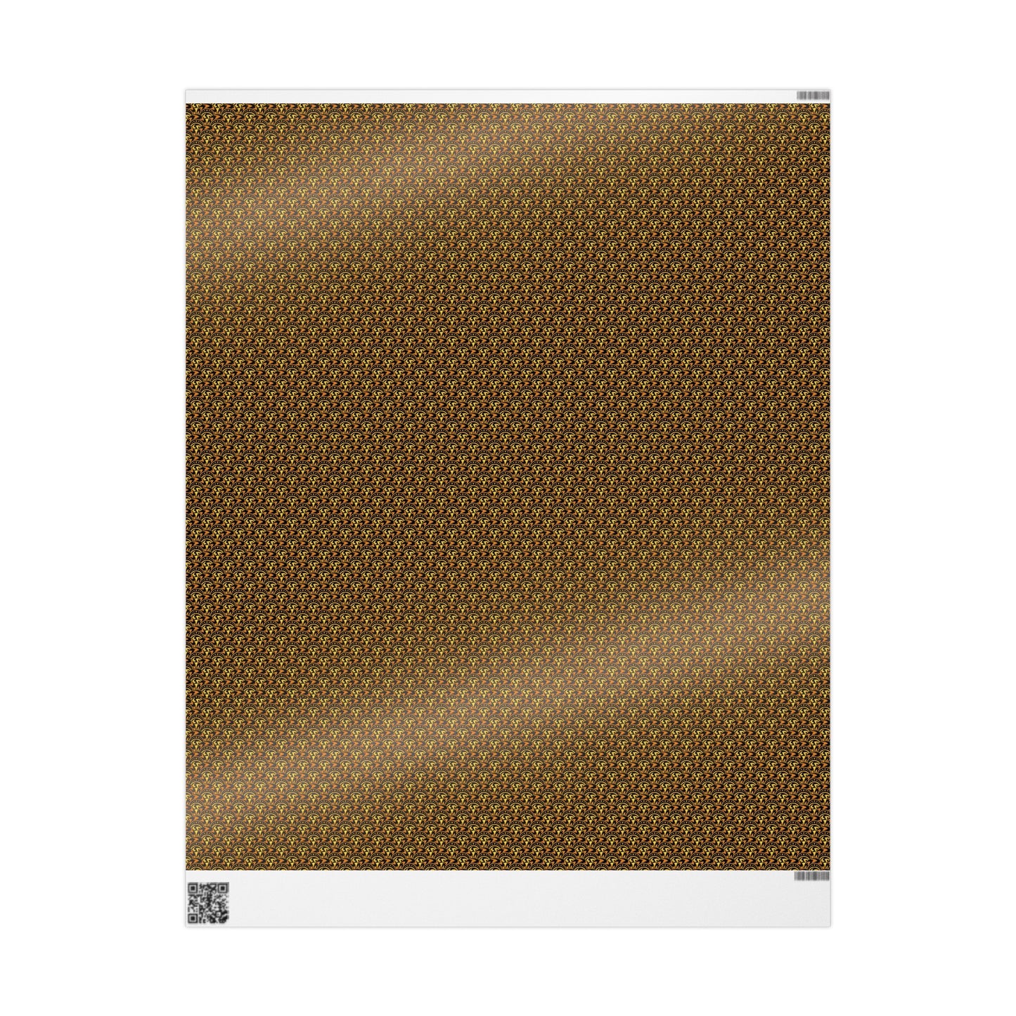 Wrapping Paper:  Celestial [Gold/Black Scallops]