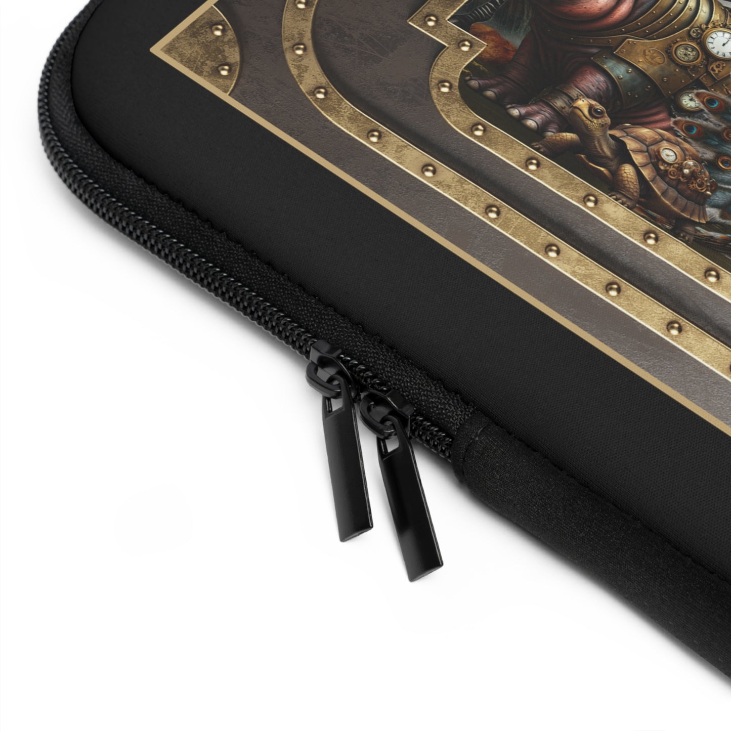 Laptop Sleeve (Sizes:  13", 15", 17"):  Steampunk Animals [Panel]
